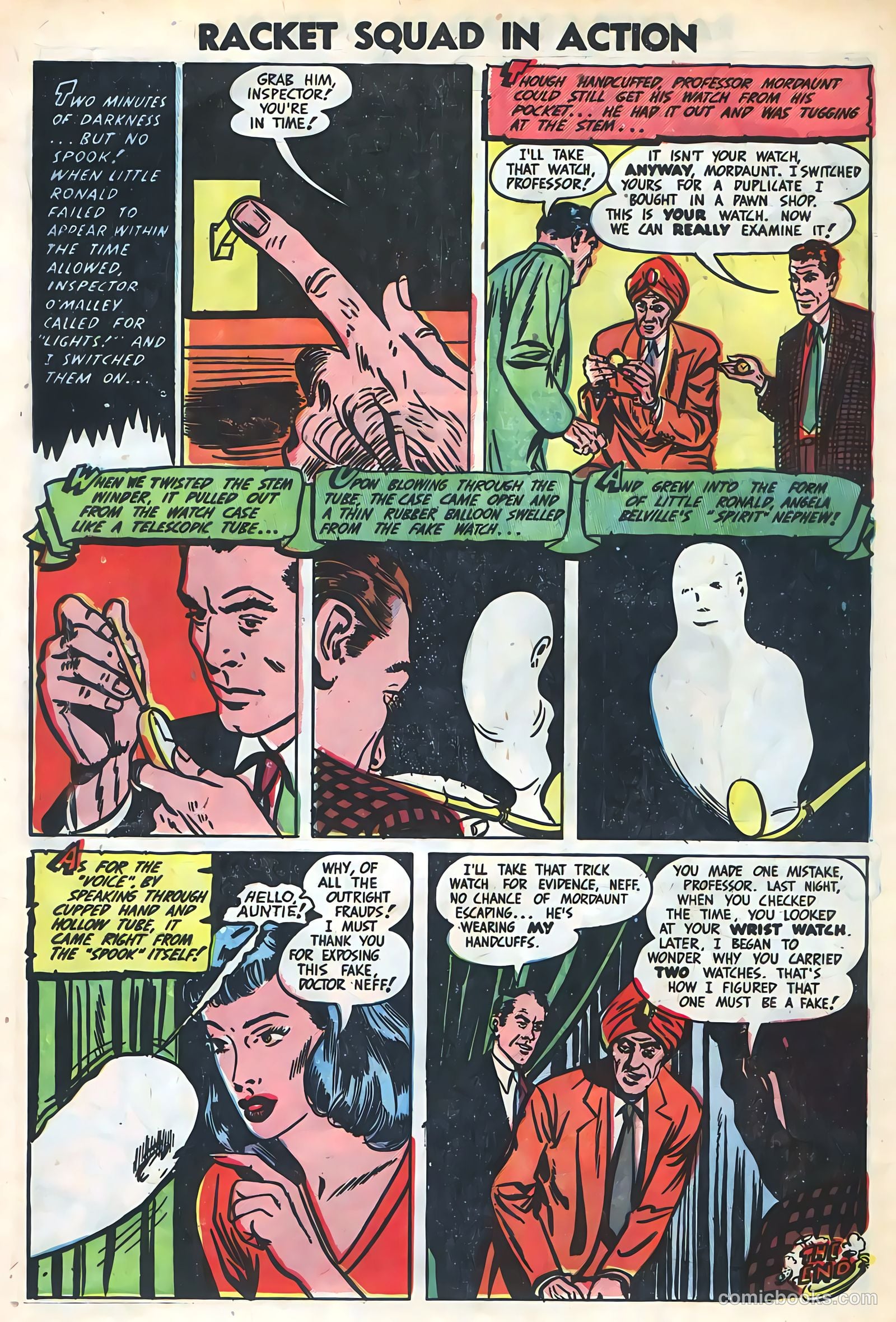 Racket Squad in Action #6 (1953) — page 32 of 35