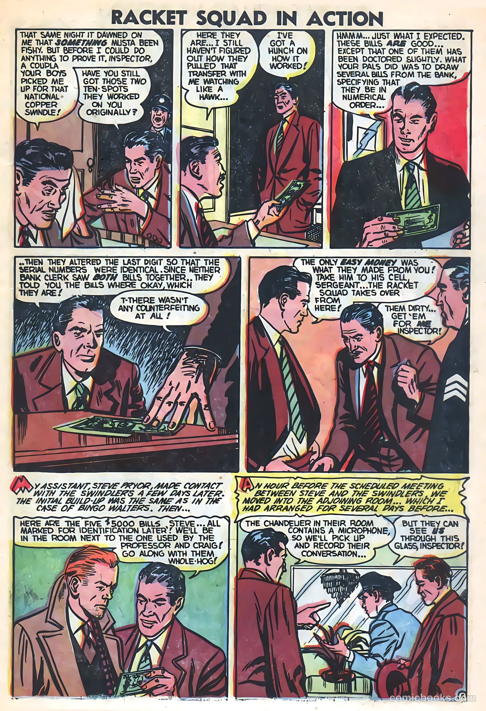 Racket Squad in Action #7 (1953) — page 7 of 36