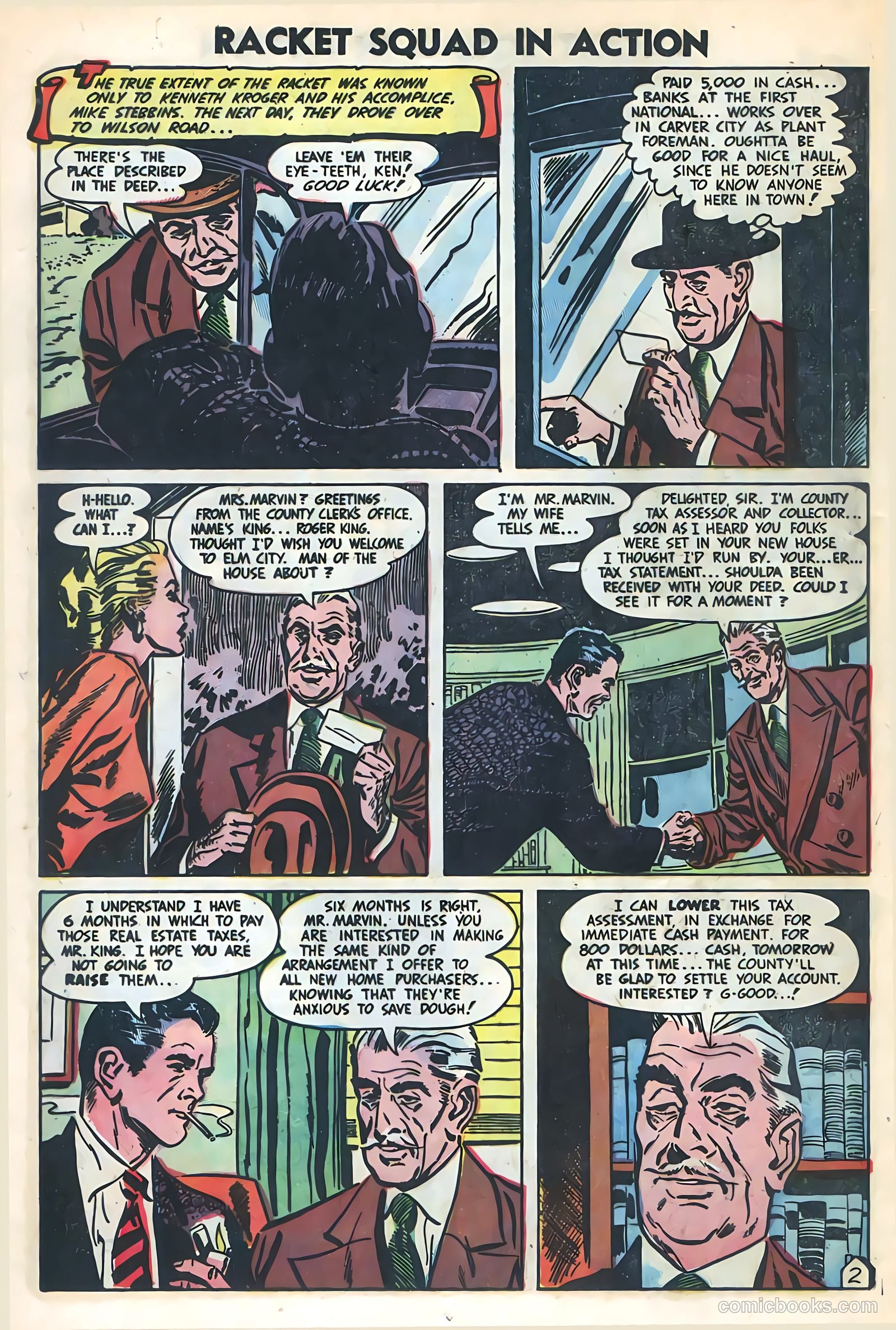 Racket Squad in Action #7 (1953) — page 12 of 36