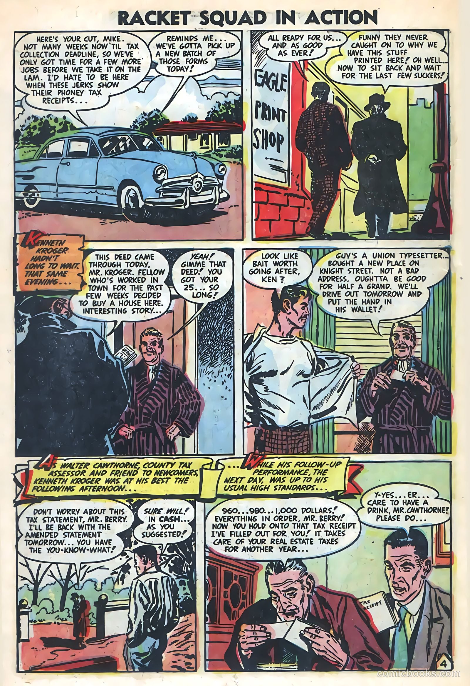 Racket Squad in Action #7 (1953) — page 14 of 36