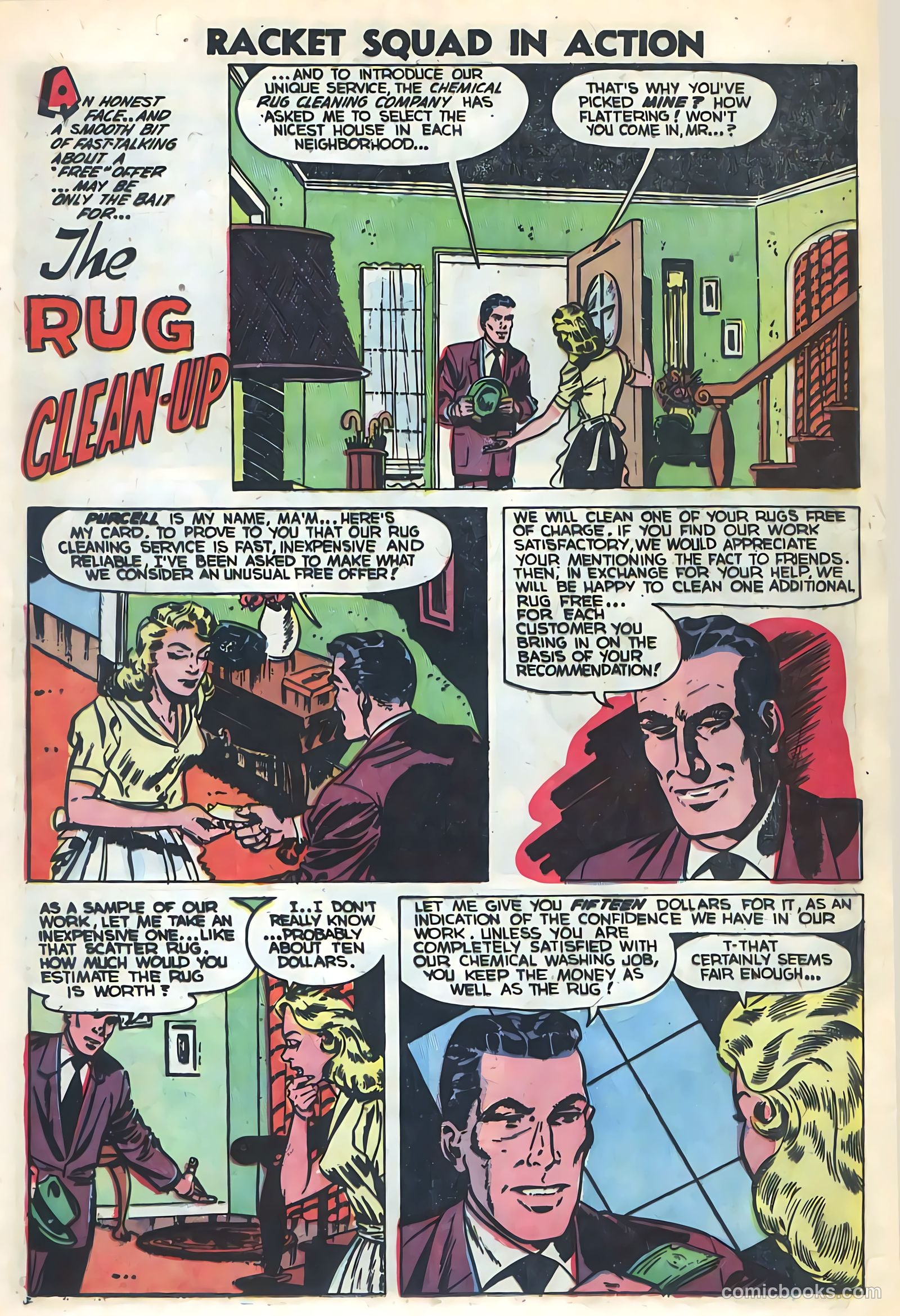 Racket Squad in Action #7 (1953) — page 16 of 36