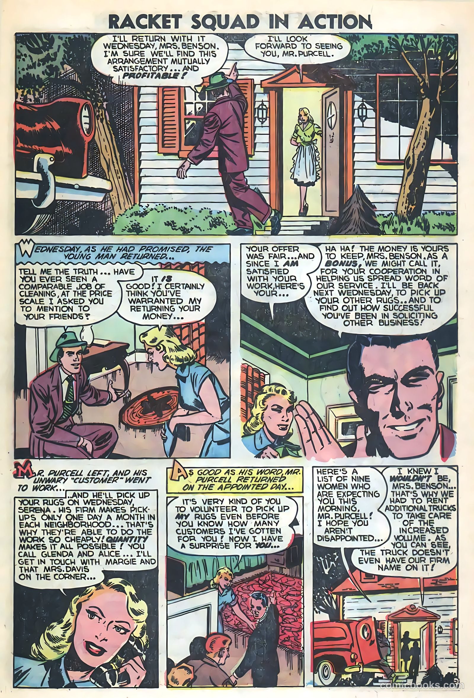 Racket Squad in Action #7 (1953) — page 17 of 36