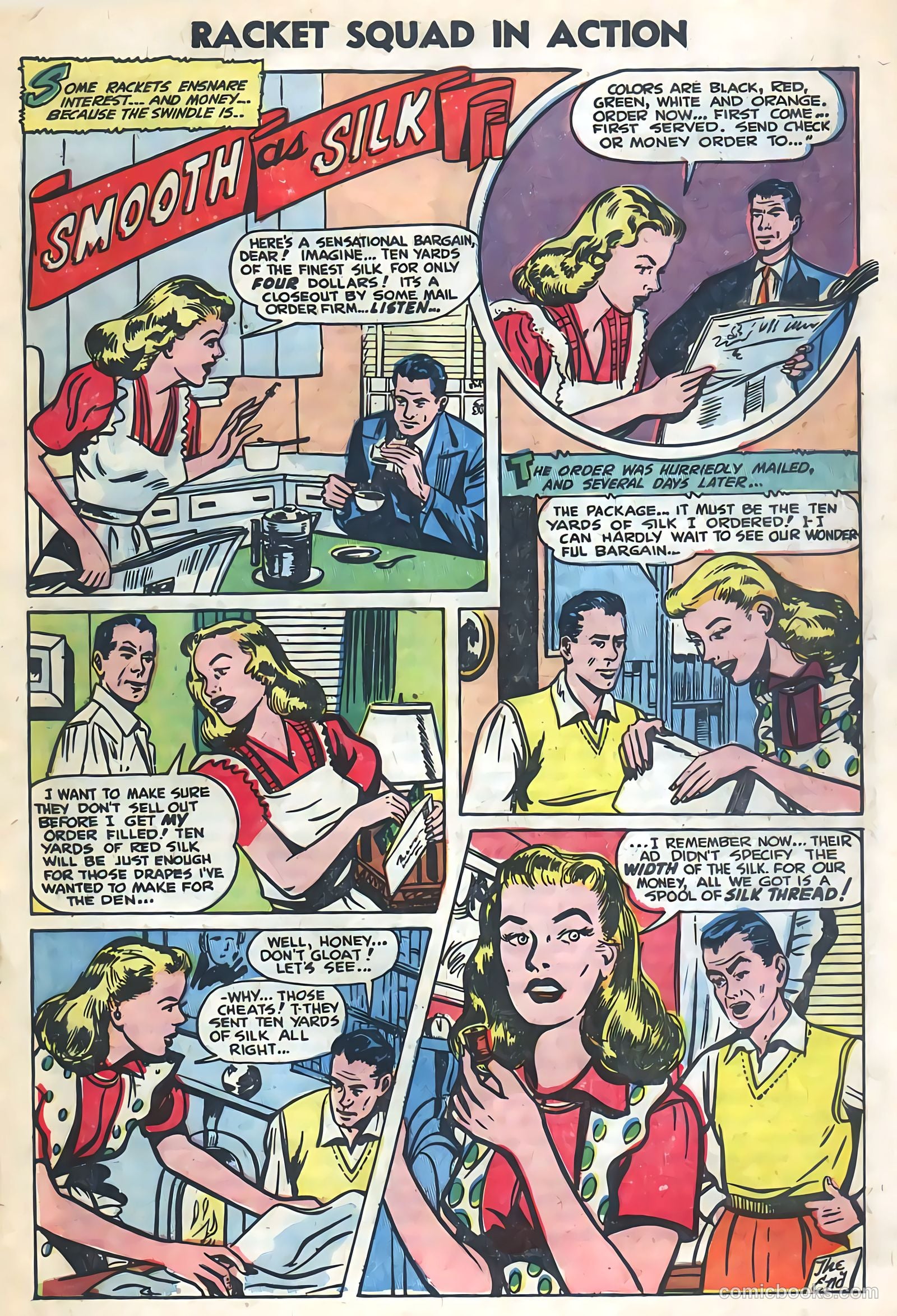 Racket Squad in Action #7 (1953) — page 19 of 36