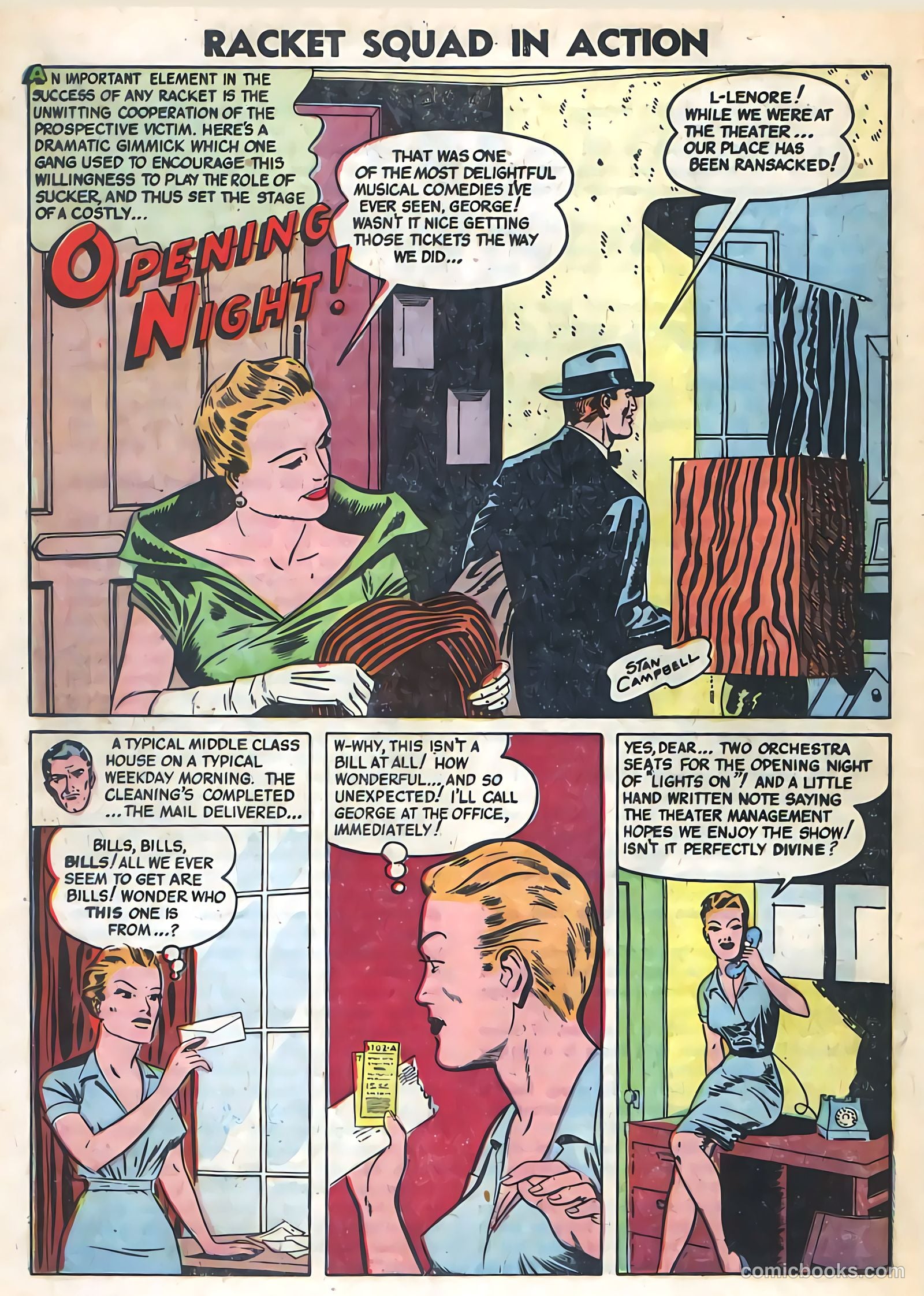 Racket Squad in Action #7 (1953) — page 22 of 36