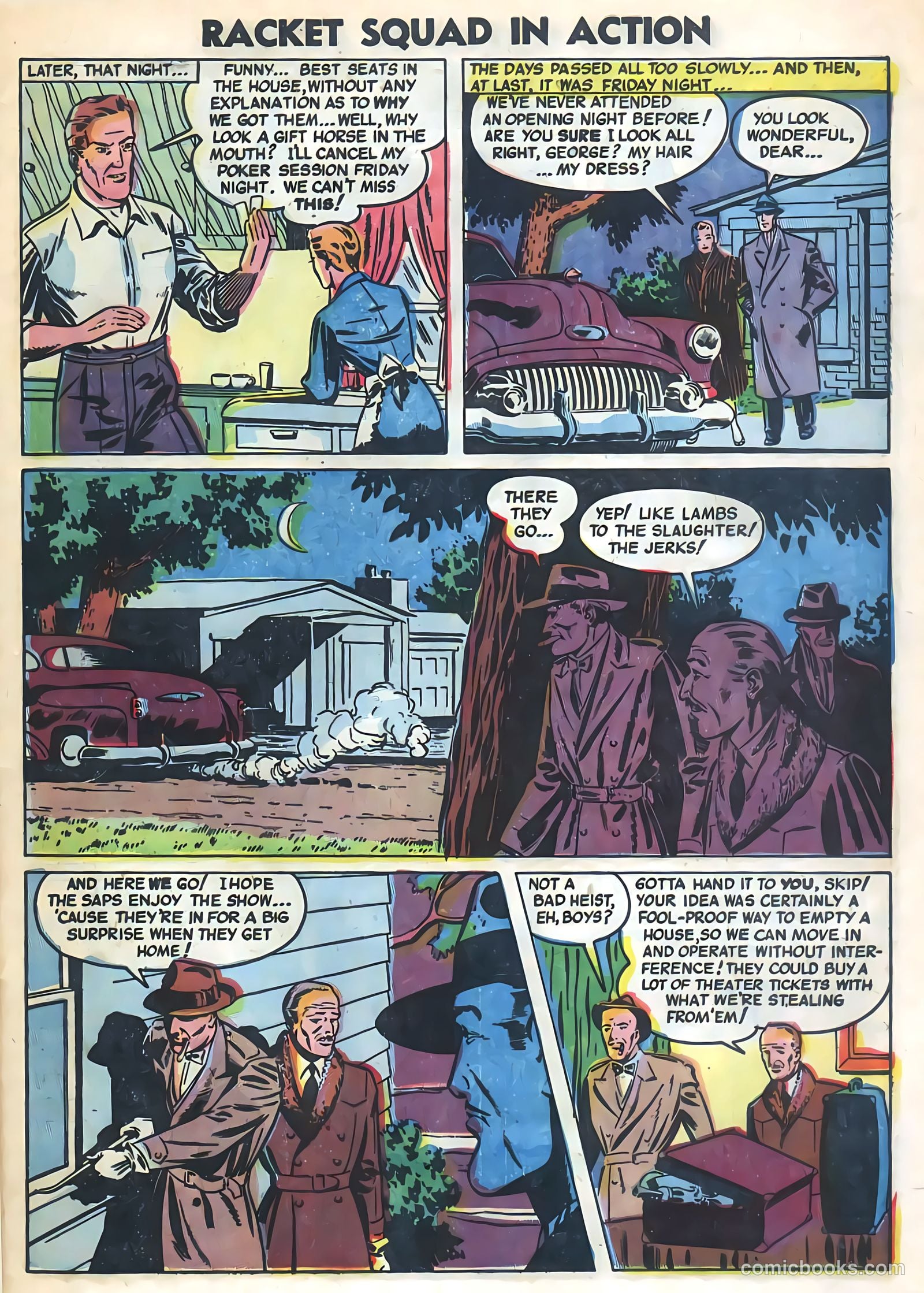 Racket Squad in Action #7 (1953) — page 23 of 36