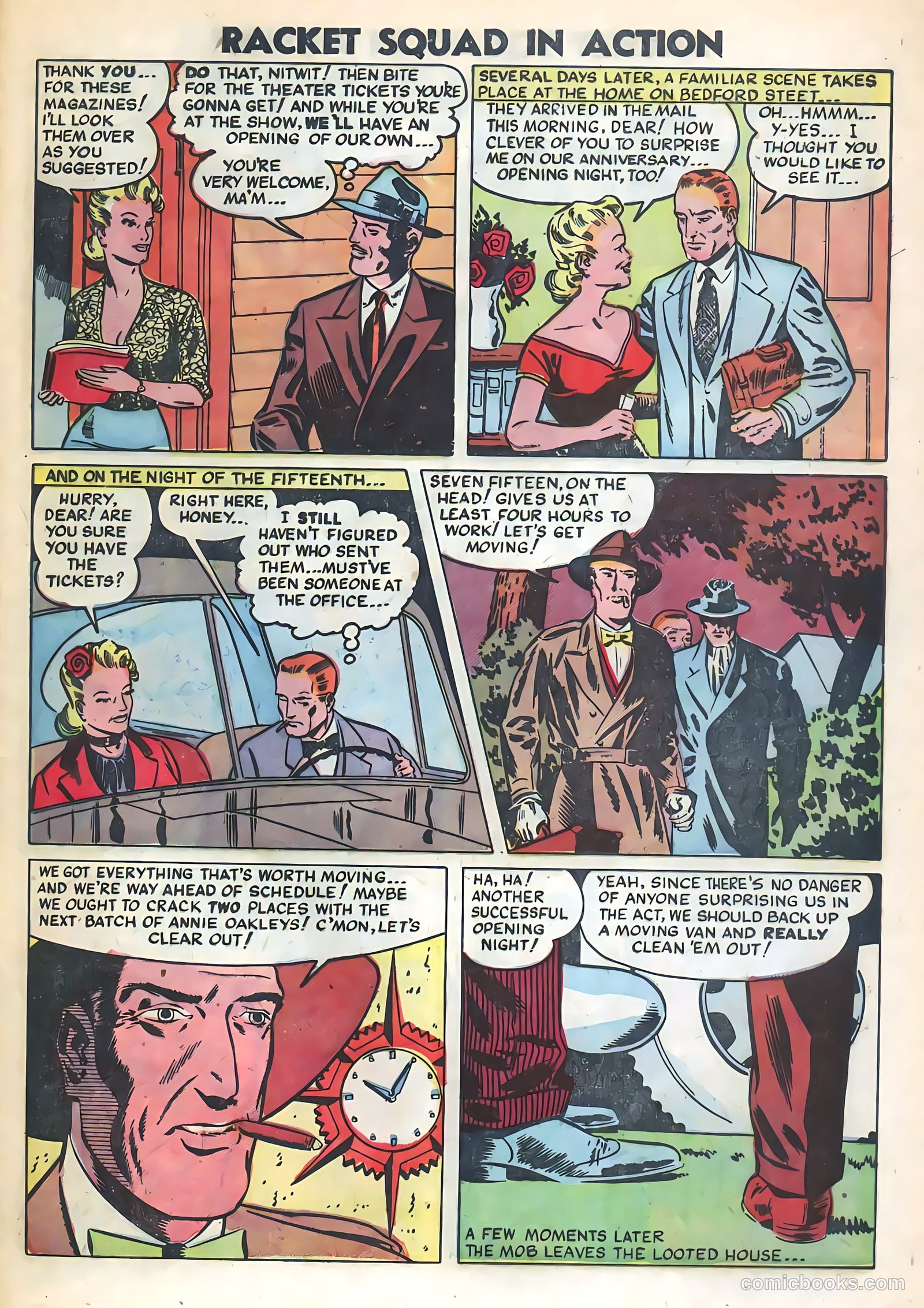 Racket Squad in Action #7 (1953) — page 25 of 36