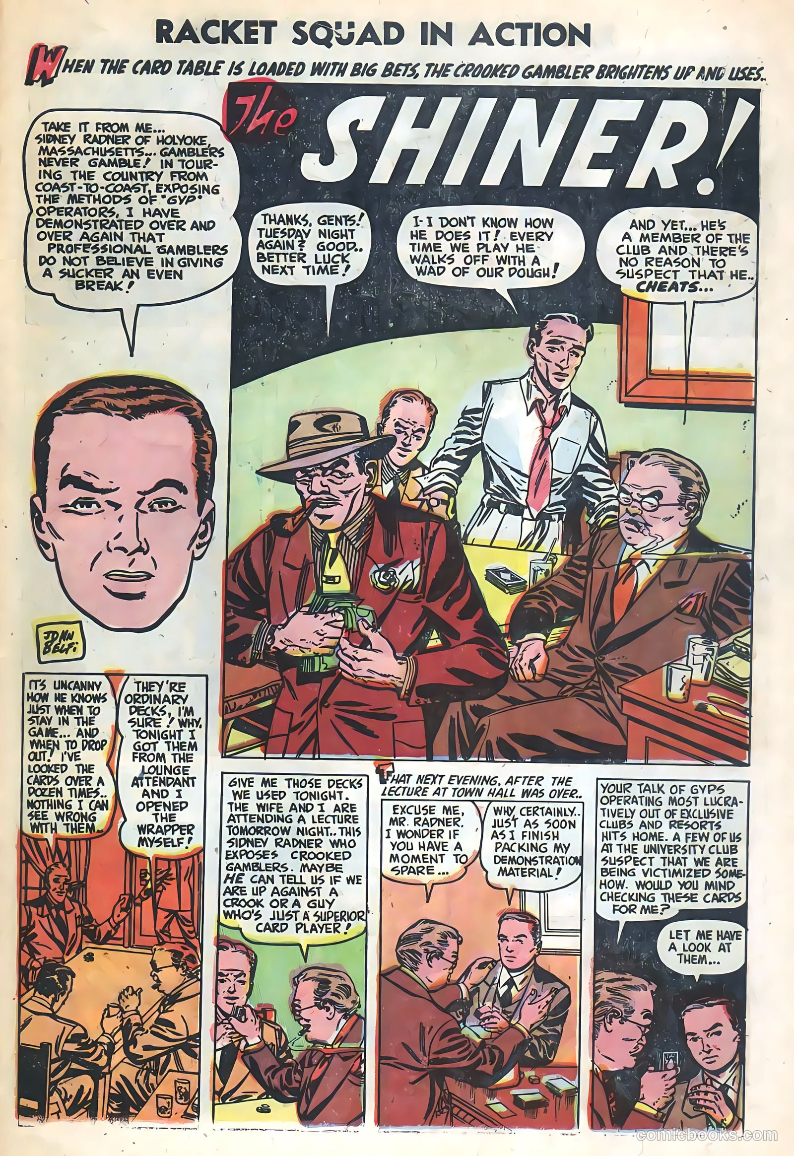 Racket Squad in Action #7 (1953) — page 27 of 36