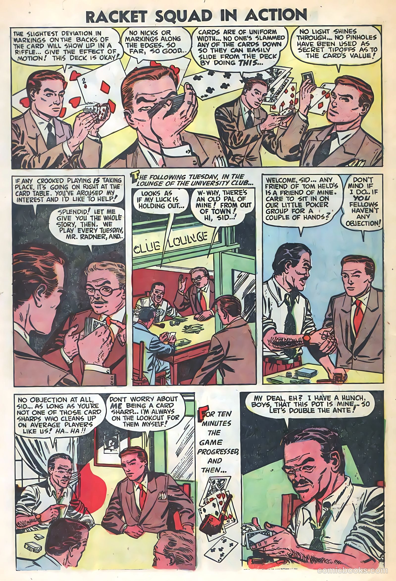 Racket Squad in Action #7 (1953) — page 28 of 36