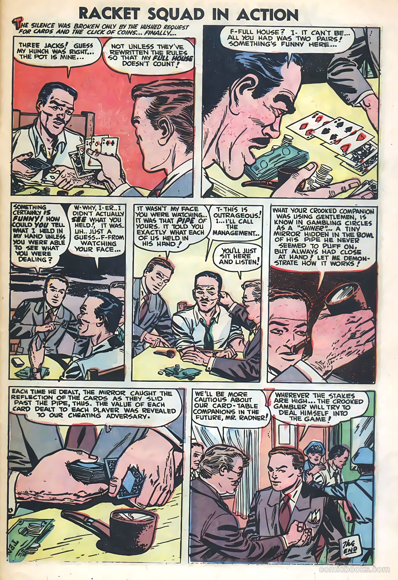 Racket Squad in Action #7 (1953) — page 29 of 36