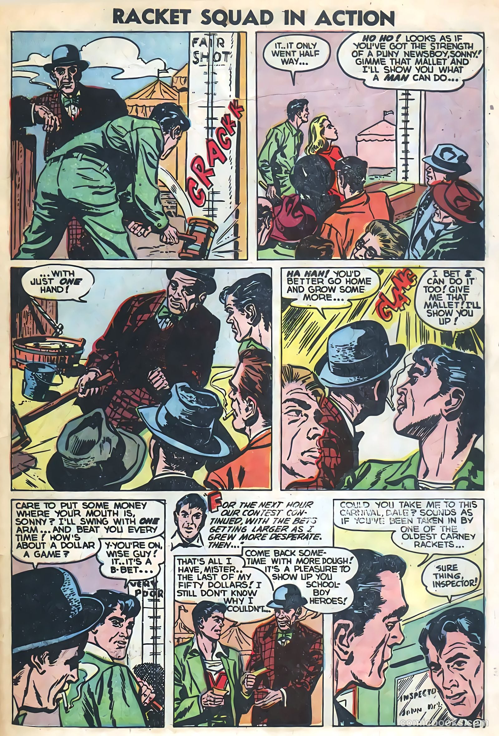 Racket Squad in Action #7 (1953) — page 31 of 36