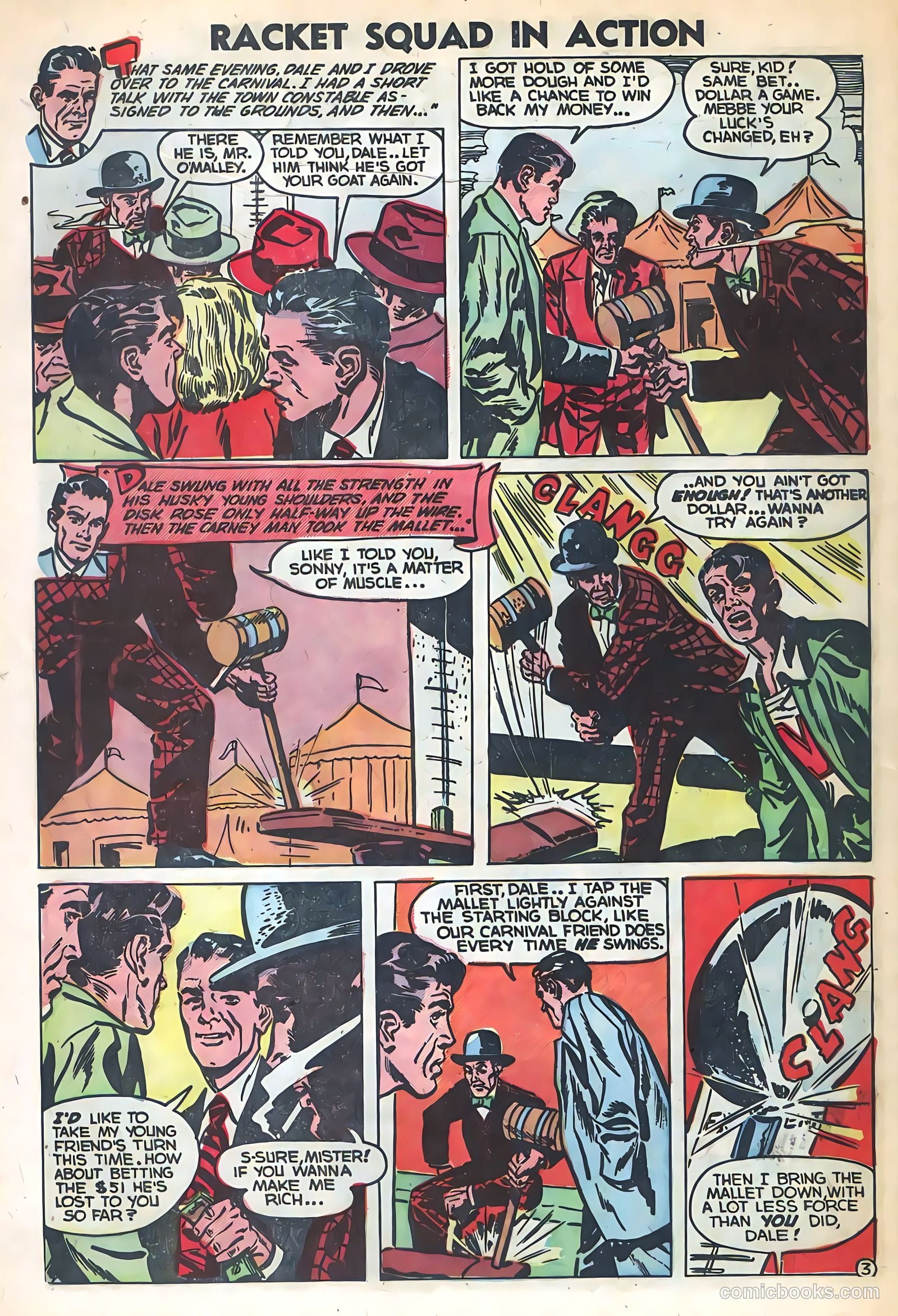 Racket Squad in Action #7 (1953) — page 32 of 36
