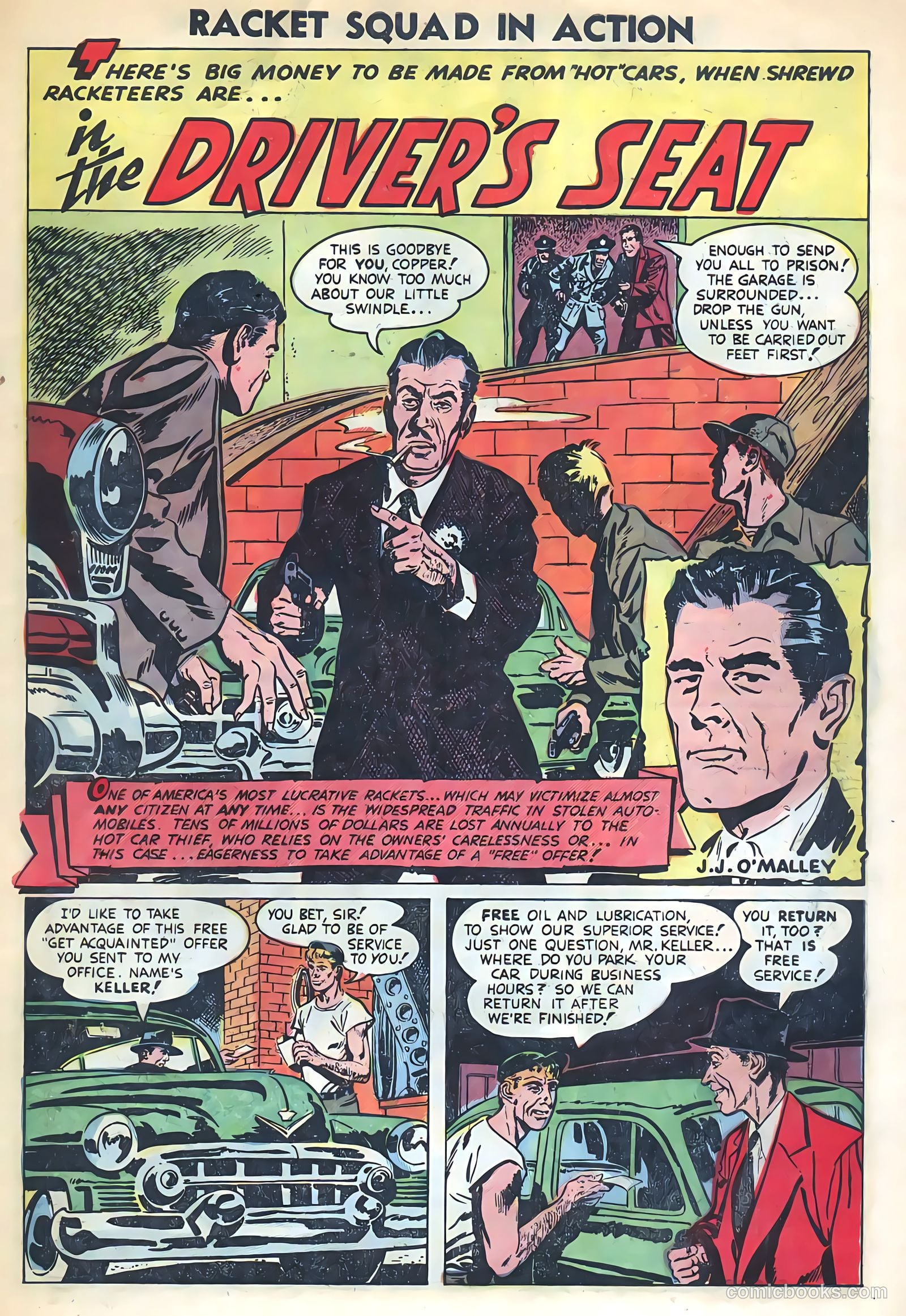 Racket Squad in Action #8 (1953) — page 3 of 36