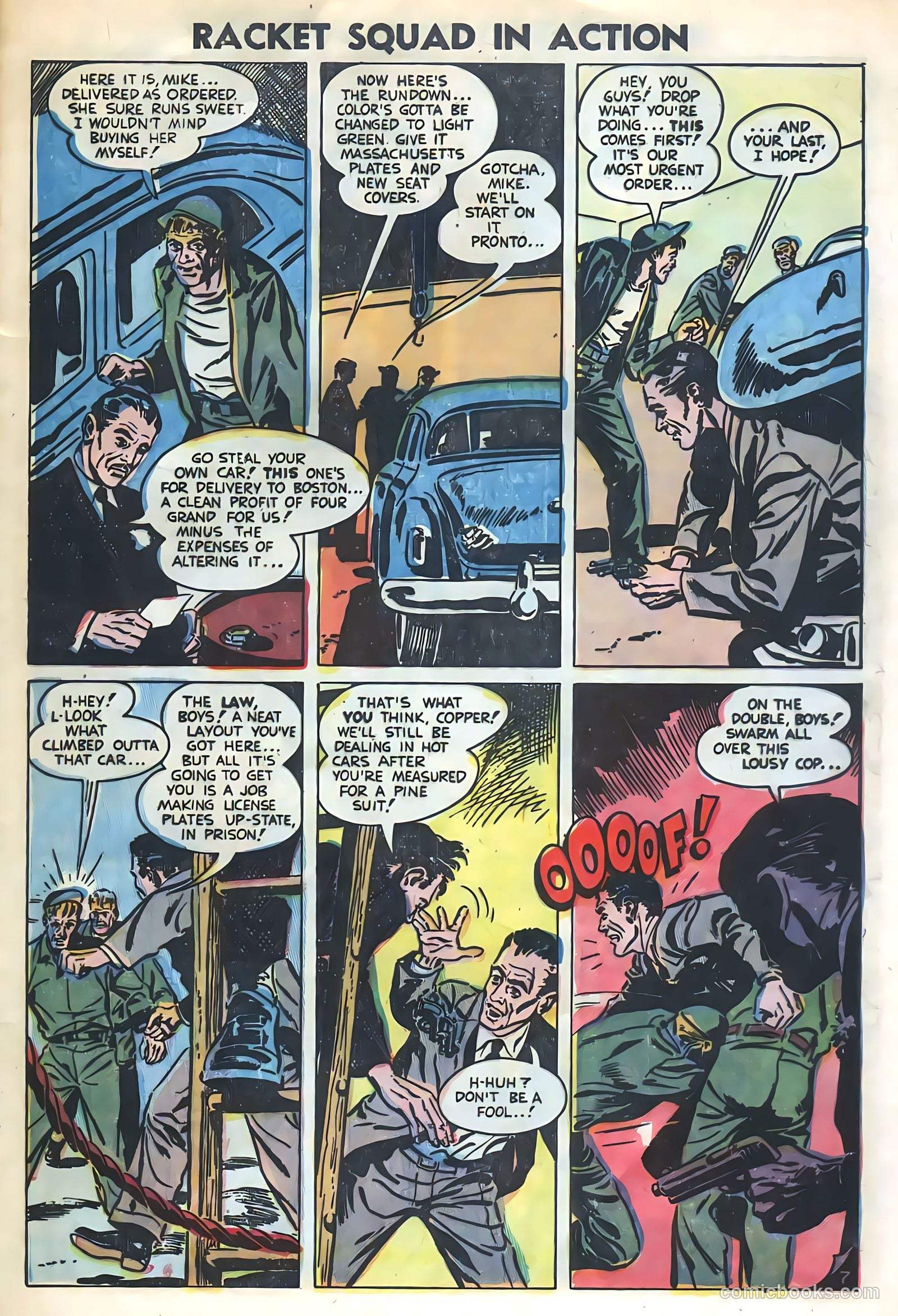 Racket Squad in Action #8 (1953) — page 9 of 36