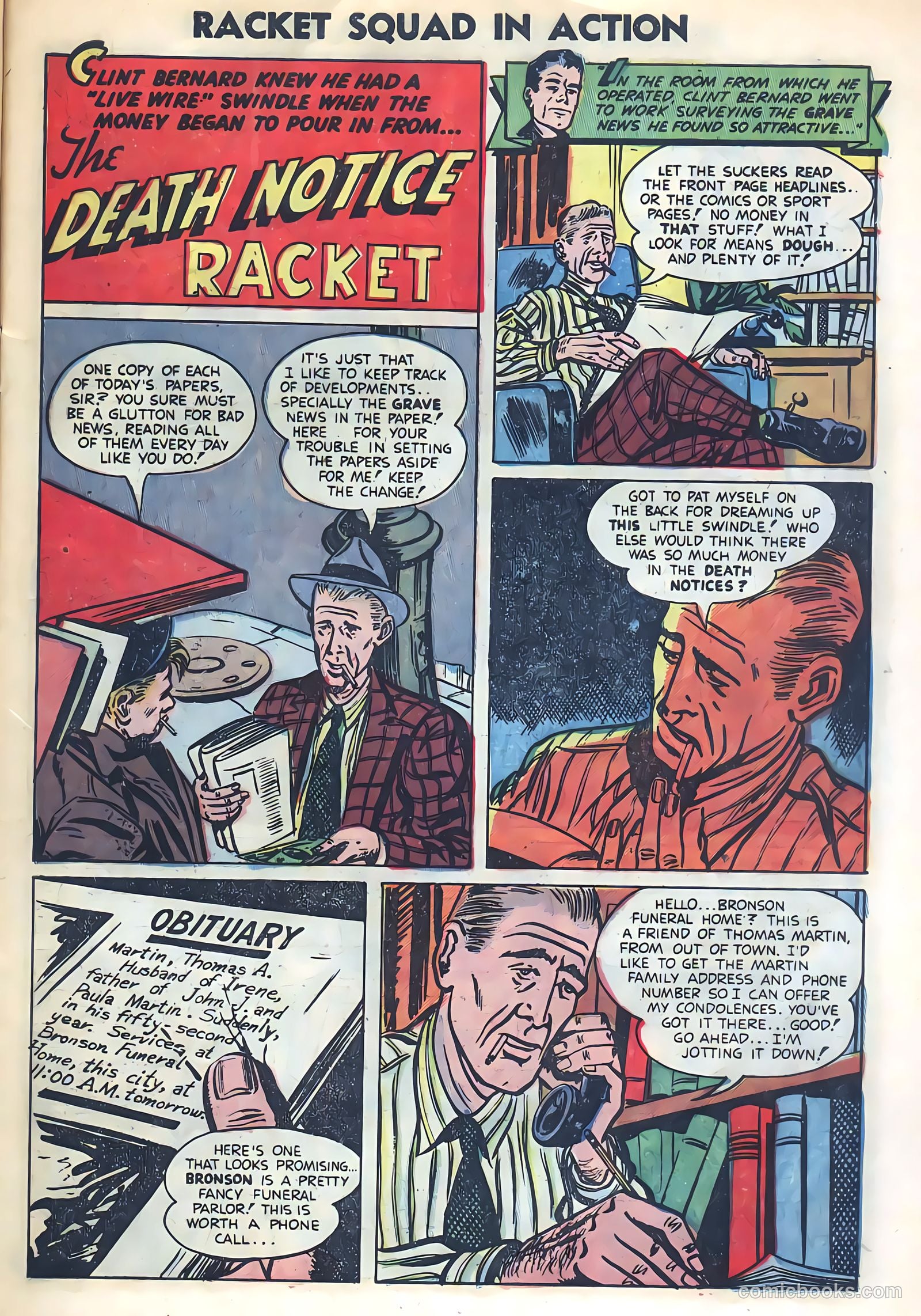 Racket Squad in Action #8 (1953) — page 11 of 36