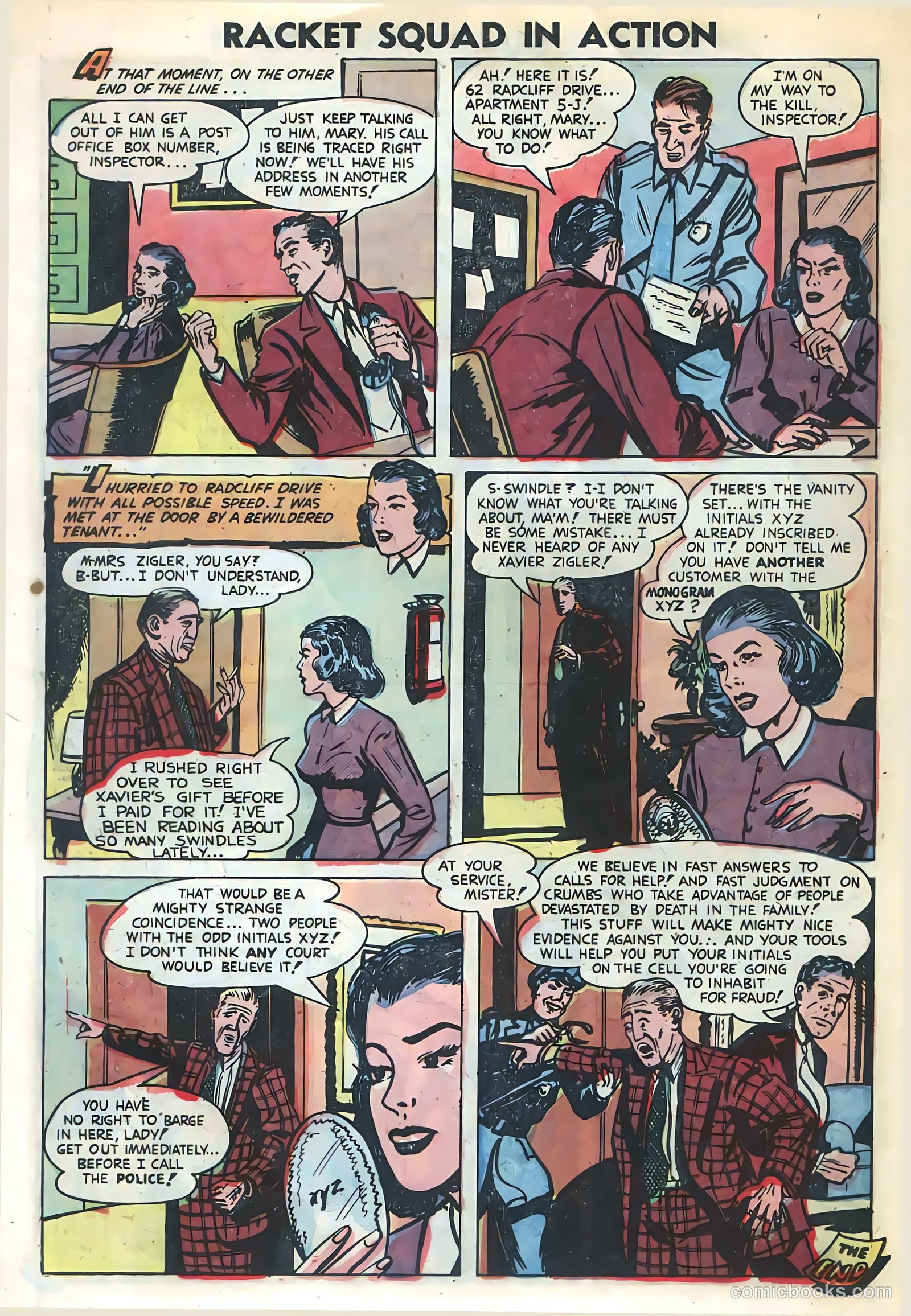 Racket Squad in Action #8 (1953) — page 14 of 36