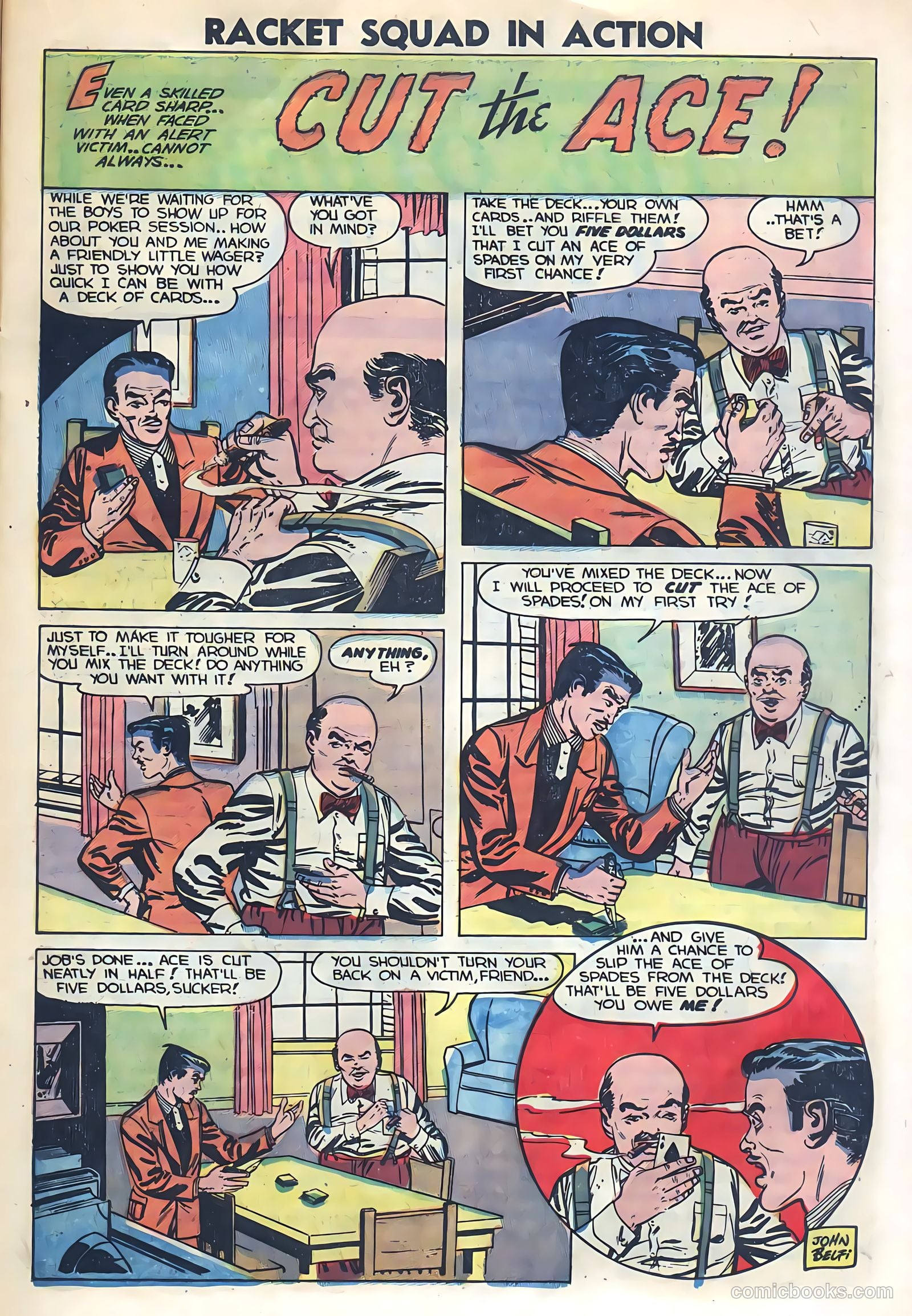 Racket Squad in Action #8 (1953) — page 15 of 36