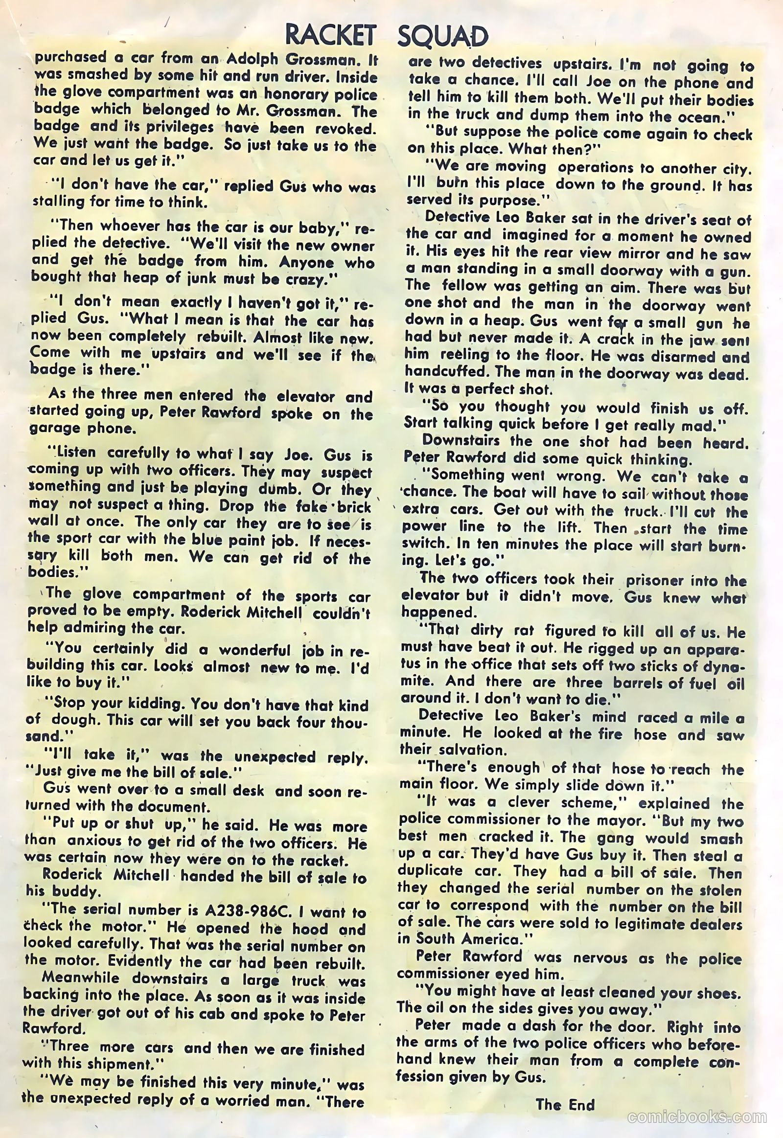 Racket Squad in Action #8 (1953) — page 17 of 36