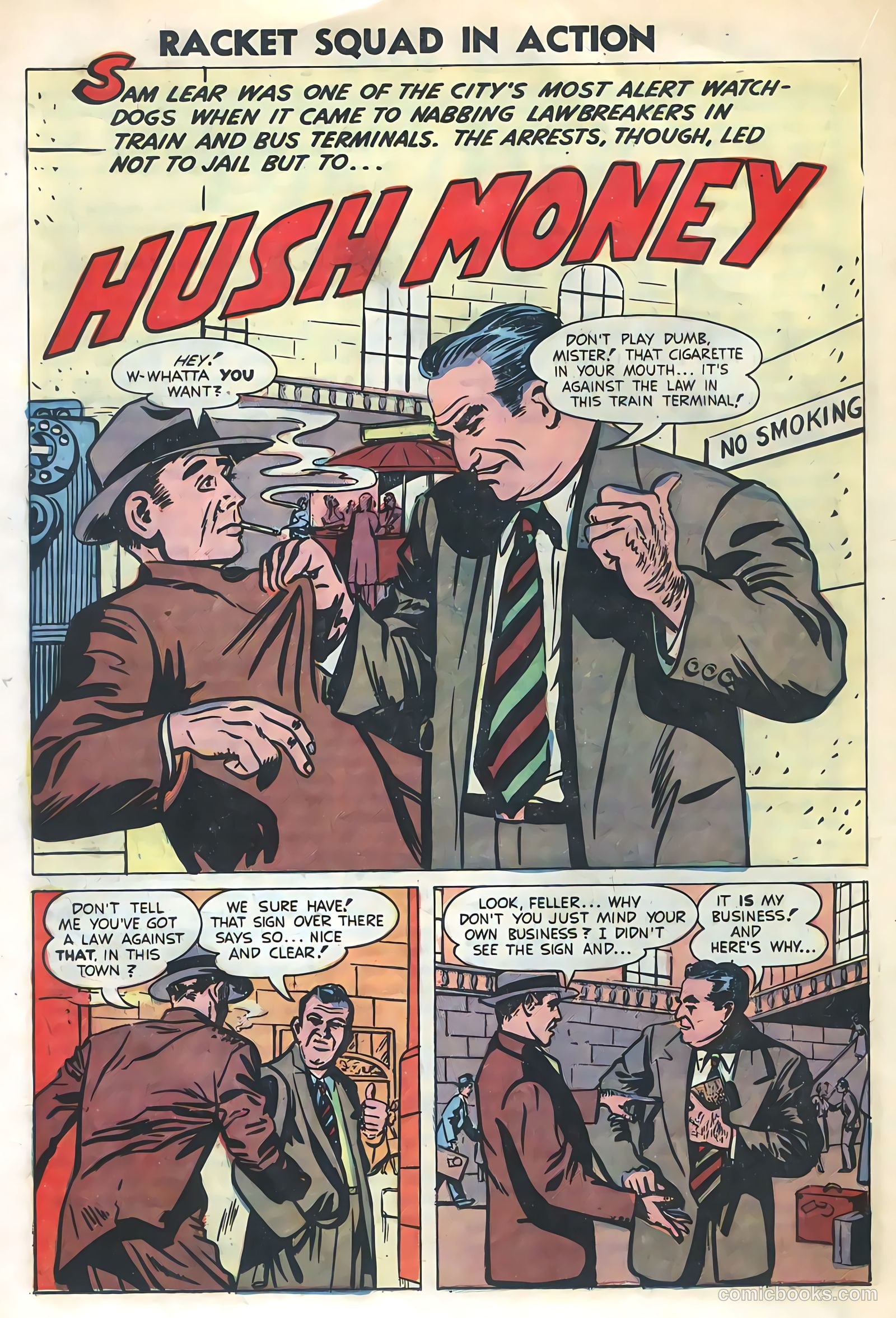 Racket Squad in Action #8 (1953) — page 18 of 36