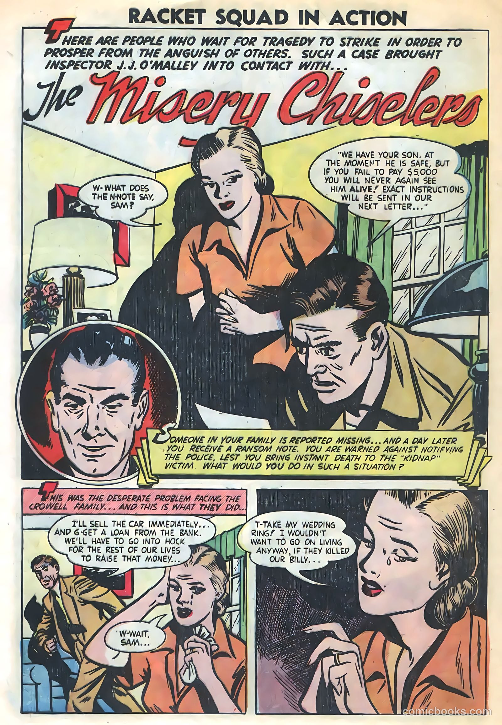 Racket Squad in Action #8 (1953) — page 24 of 36