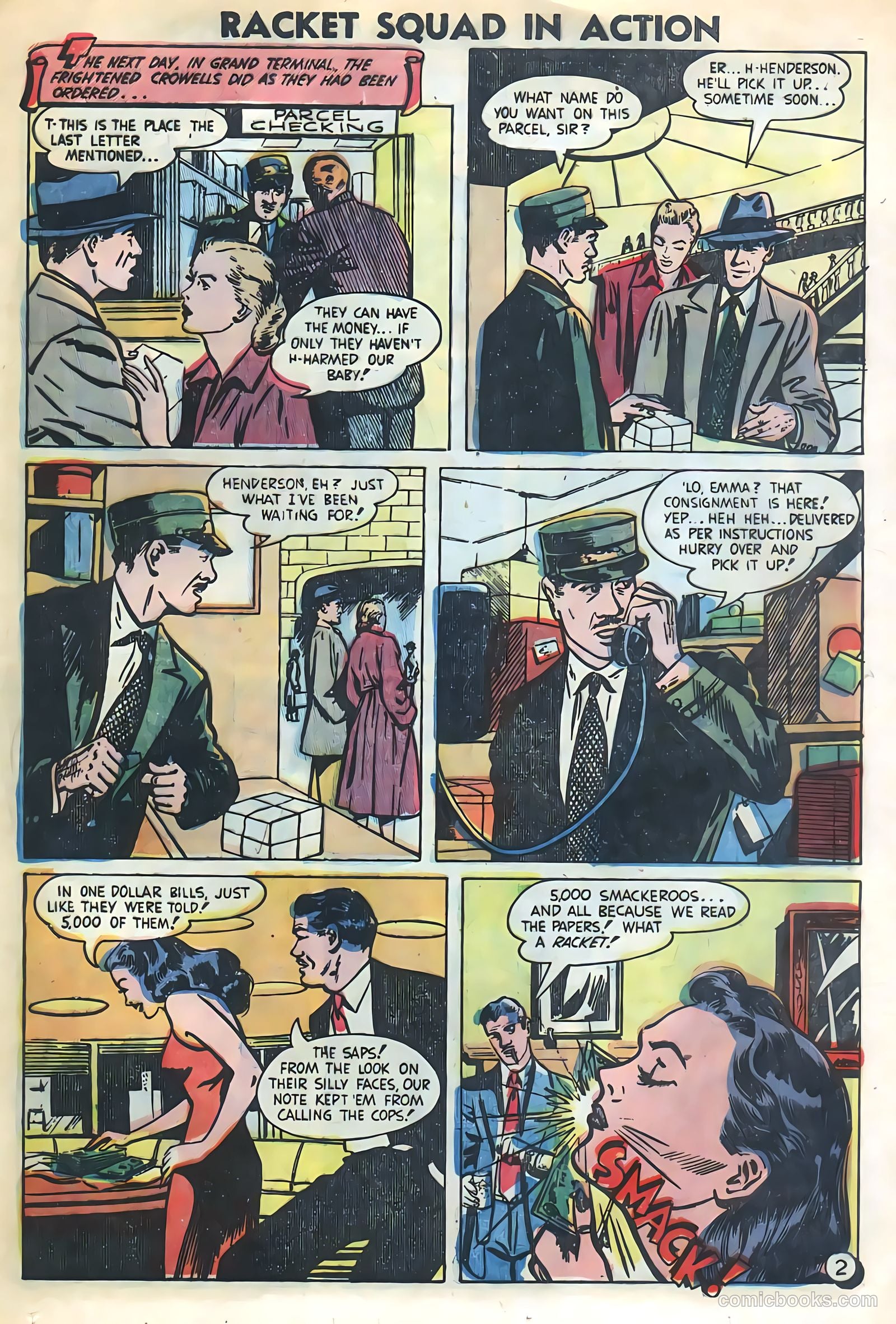Racket Squad in Action #8 (1953) — page 25 of 36