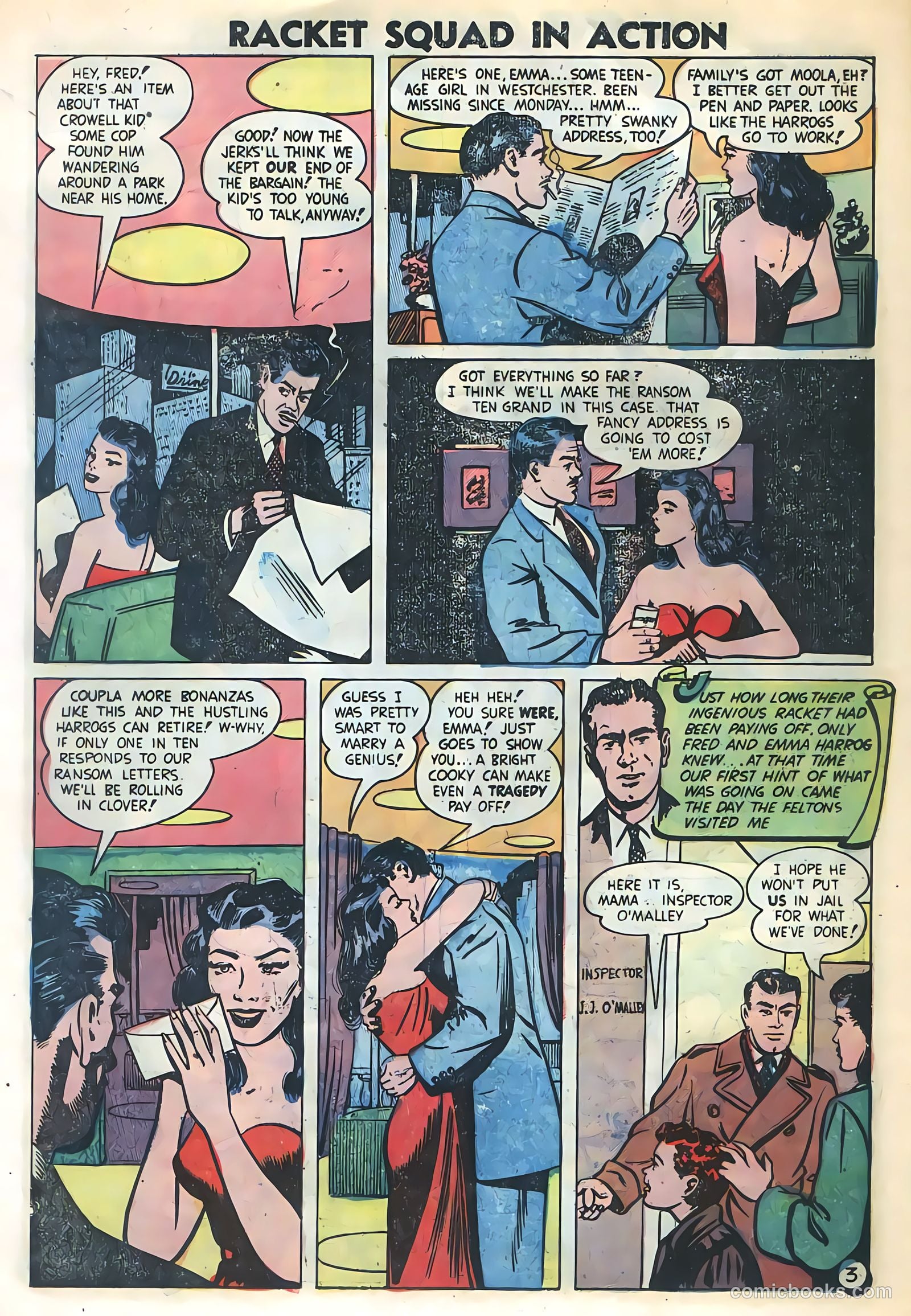 Racket Squad in Action #8 (1953) — page 26 of 36