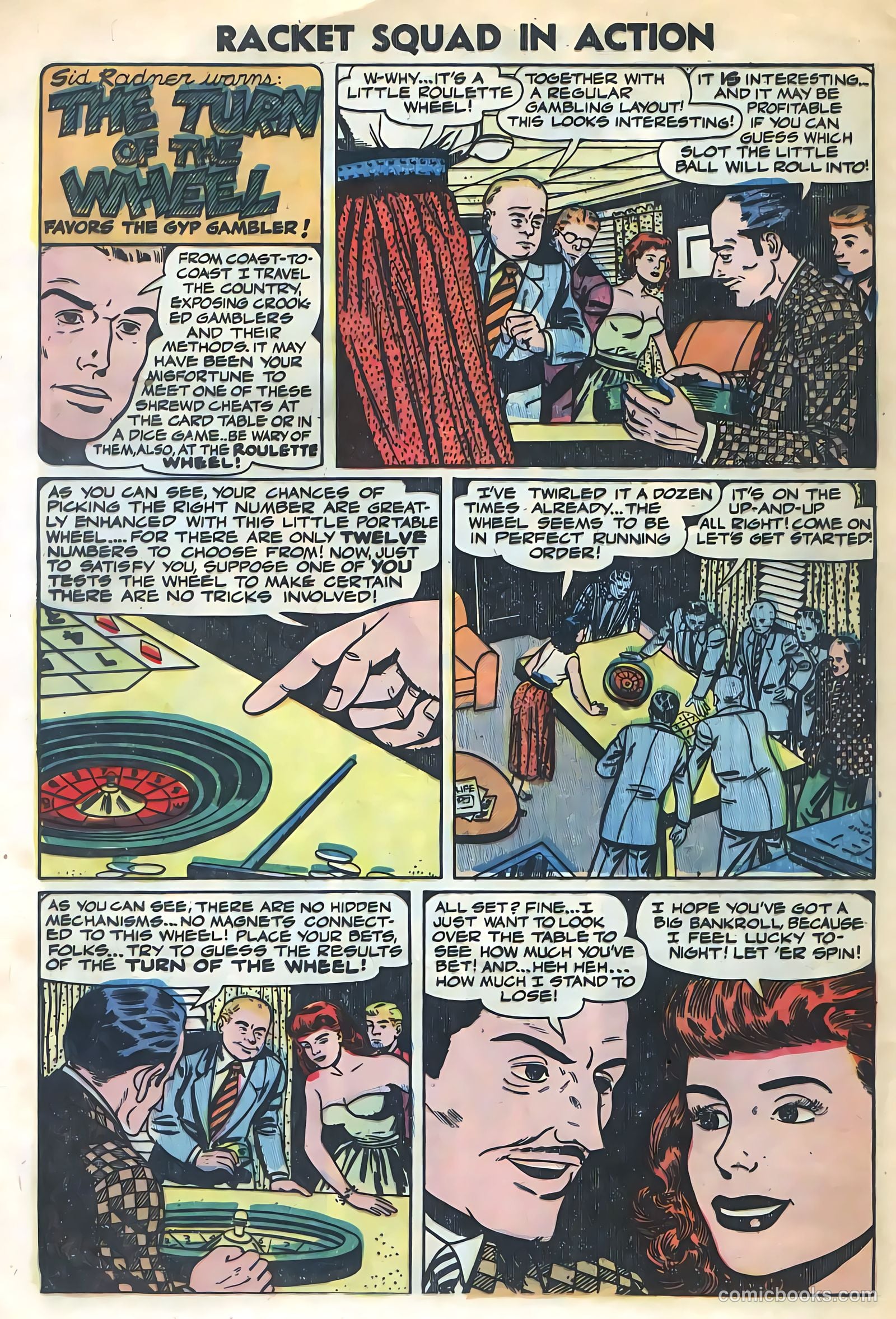 Racket Squad in Action #8 (1953) — page 32 of 36