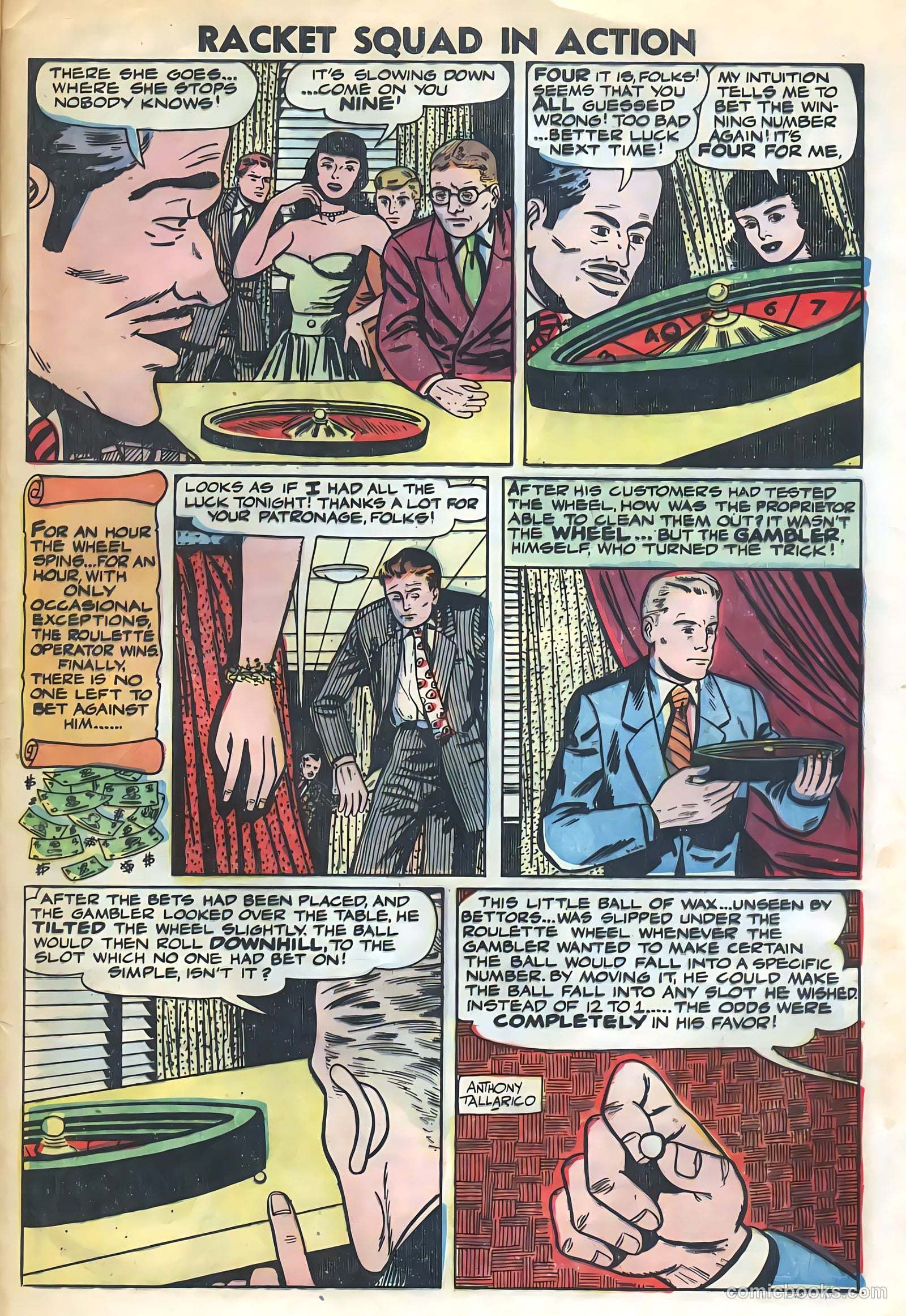 Racket Squad in Action #8 (1953) — page 33 of 36
