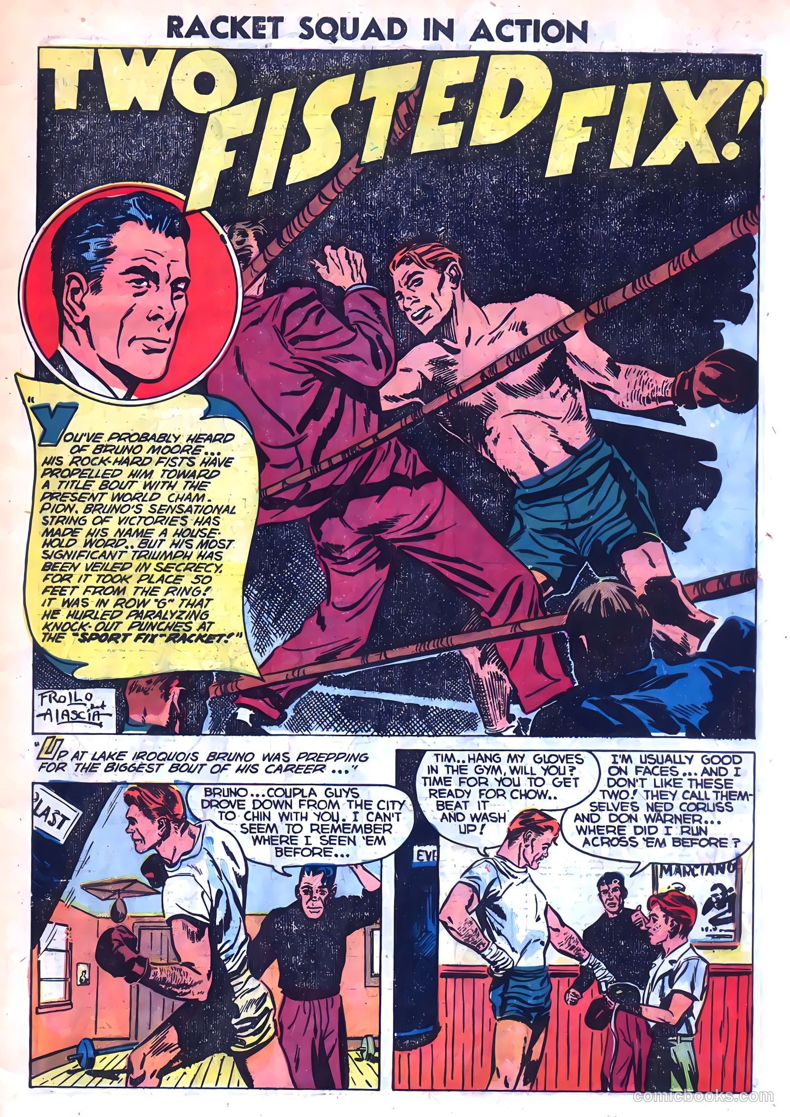 Racket Squad in Action #9 (1953) — page 3 of 36