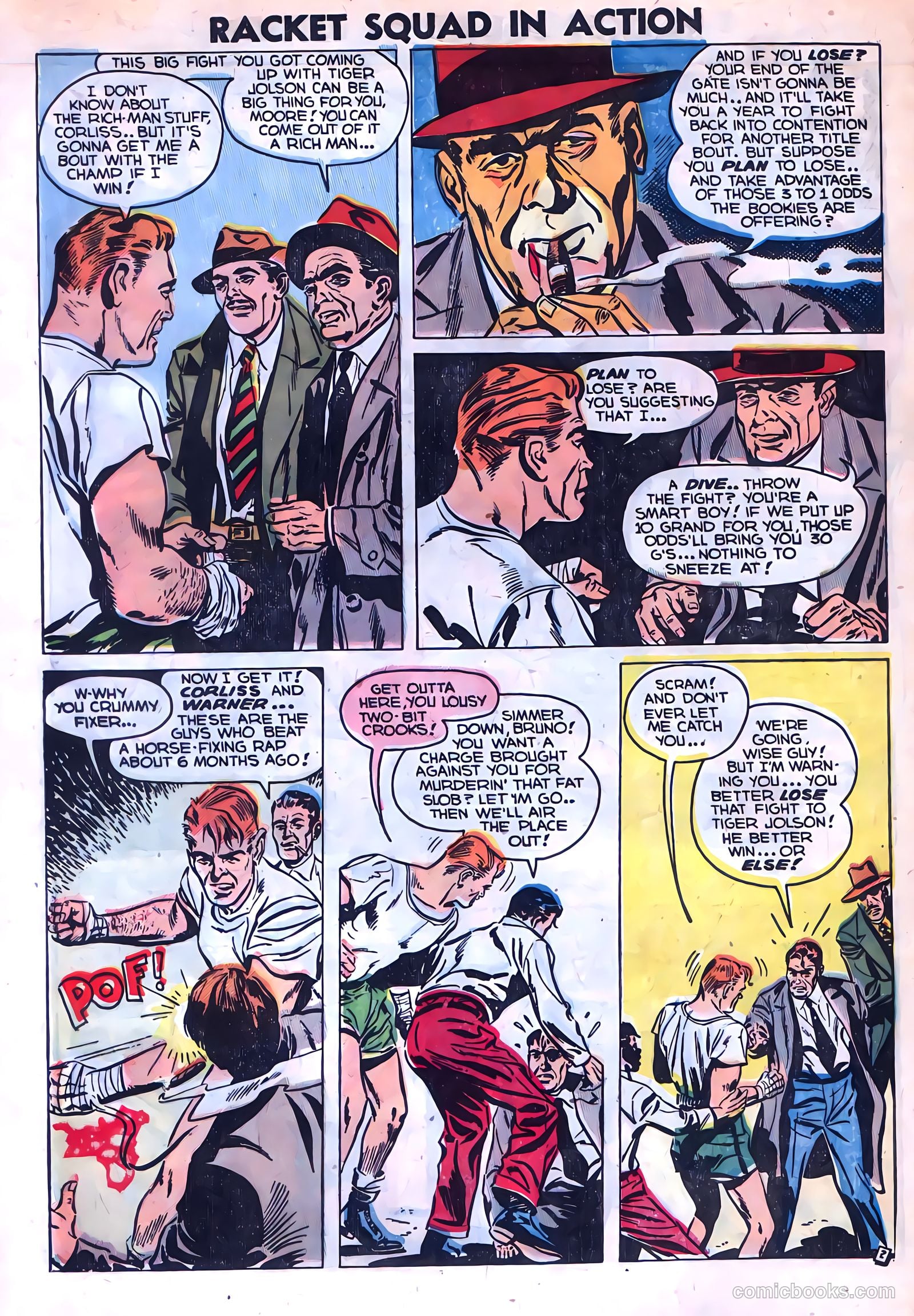 Racket Squad in Action #9 (1953) — page 4 of 36