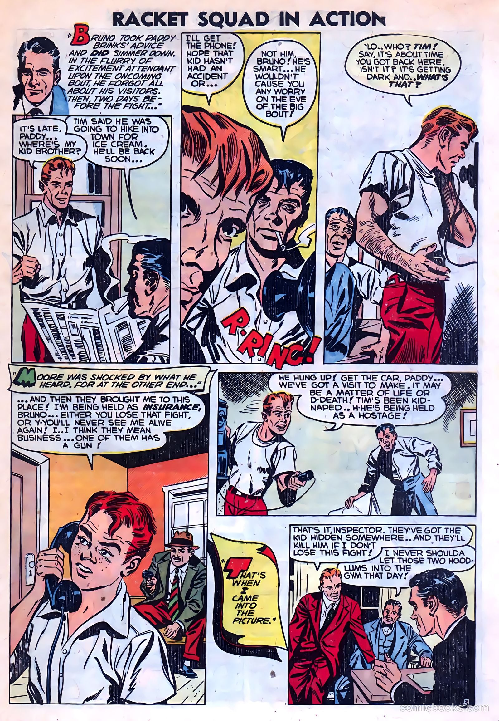 Racket Squad in Action #9 (1953) — page 5 of 36