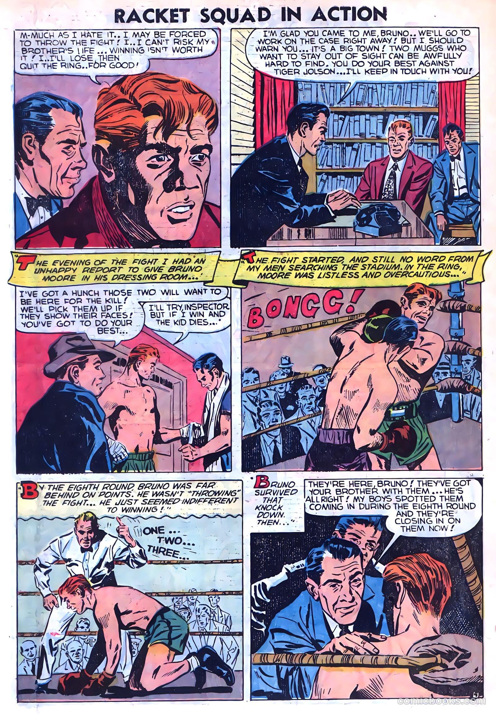 Racket Squad in Action #9 (1953) — page 6 of 36