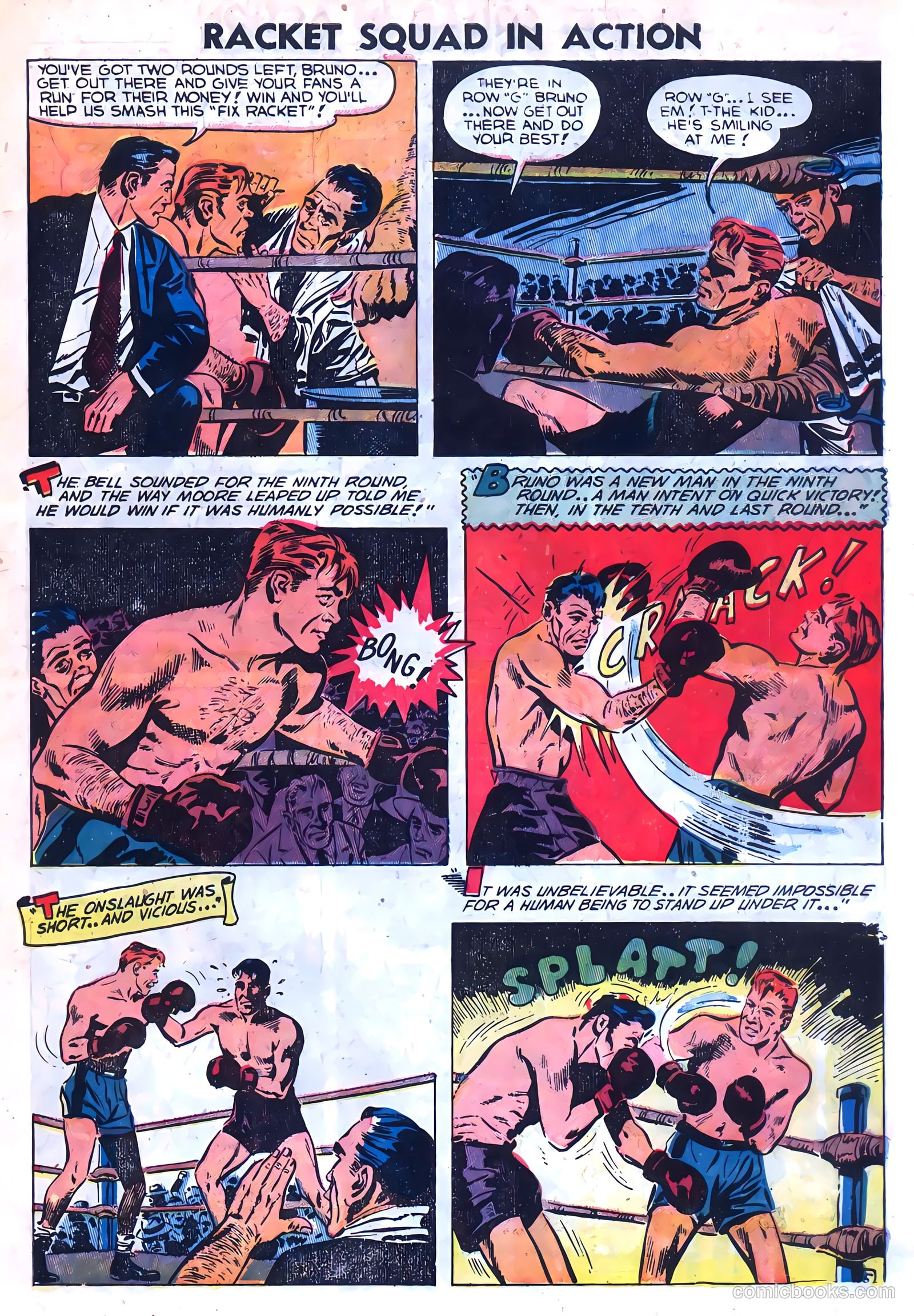 Racket Squad in Action #9 (1953) — page 7 of 36