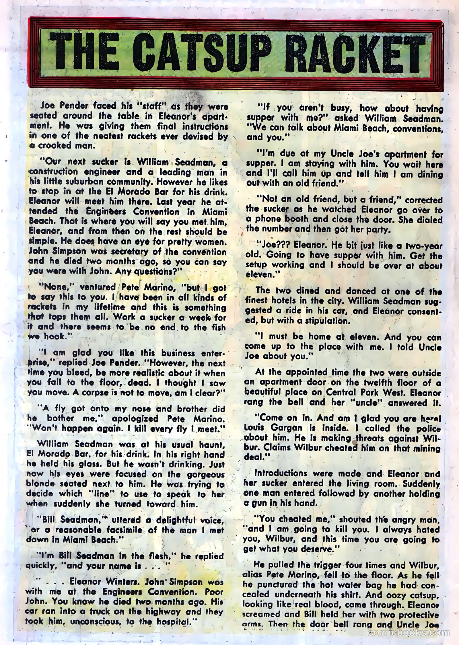 Racket Squad in Action #9 (1953) — page 18 of 36