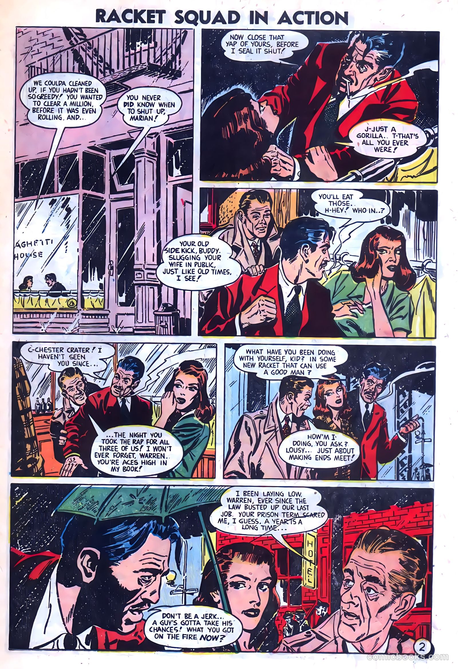 Racket Squad in Action #9 (1953) — page 21 of 36