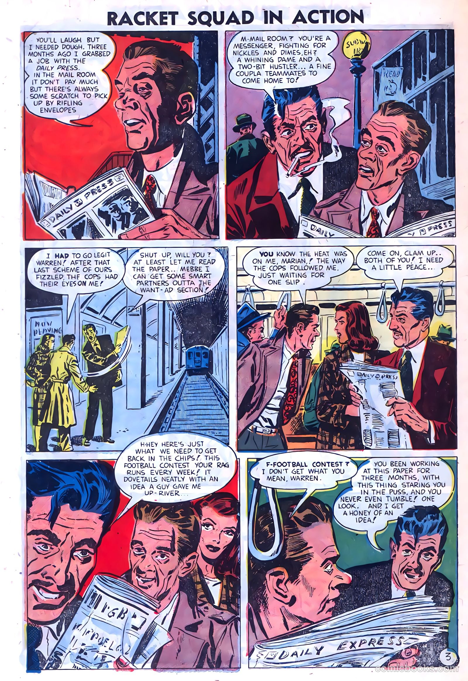 Racket Squad in Action #9 (1953) — page 22 of 36