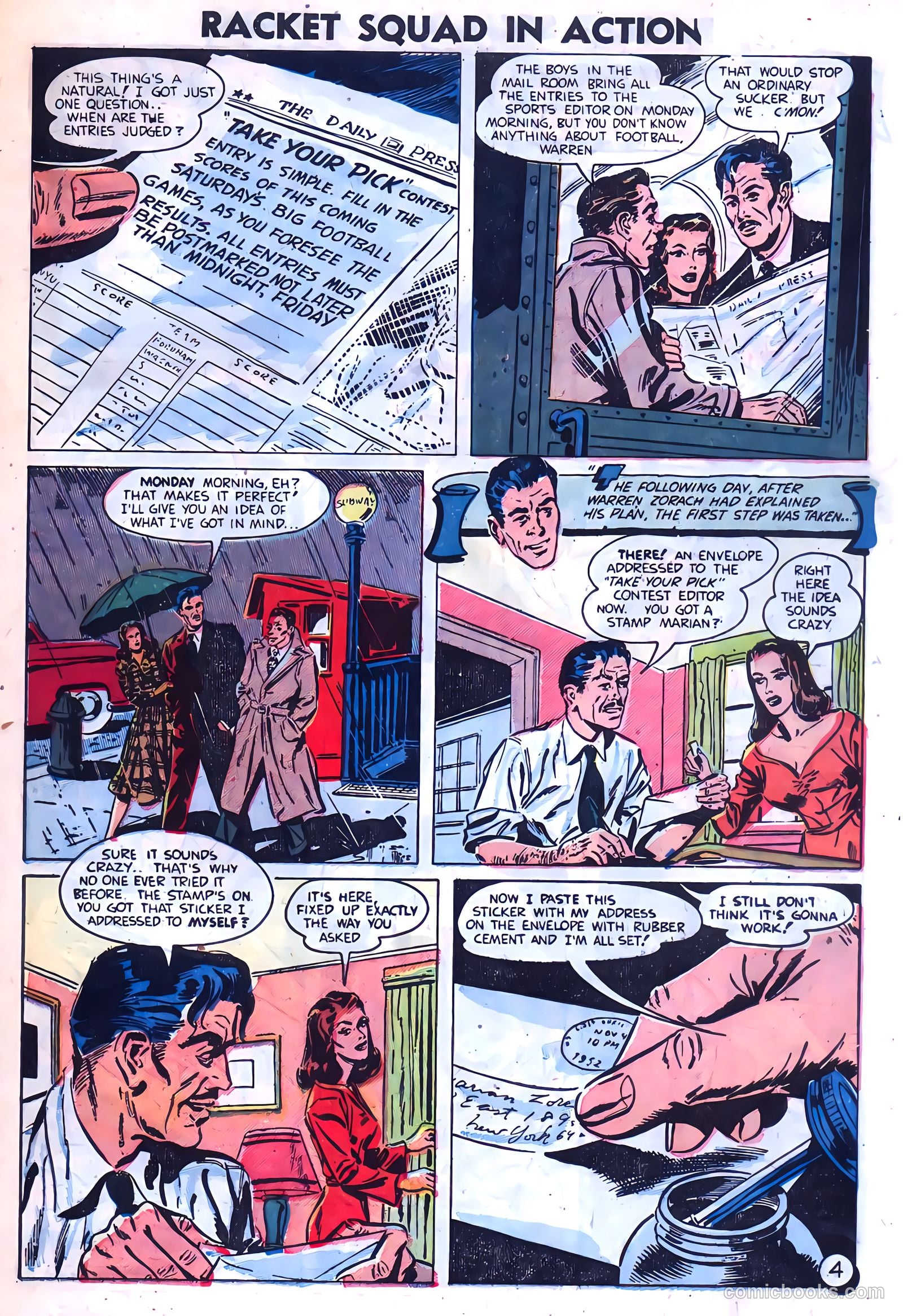 Racket Squad in Action #9 (1953) — page 23 of 36