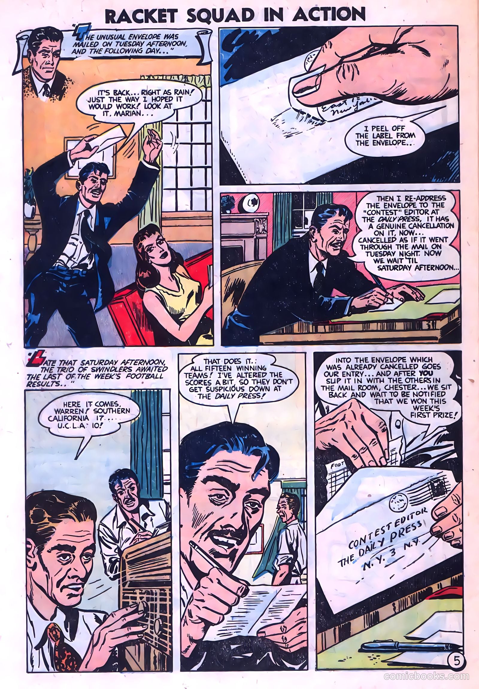 Racket Squad in Action #9 (1953) — page 24 of 36