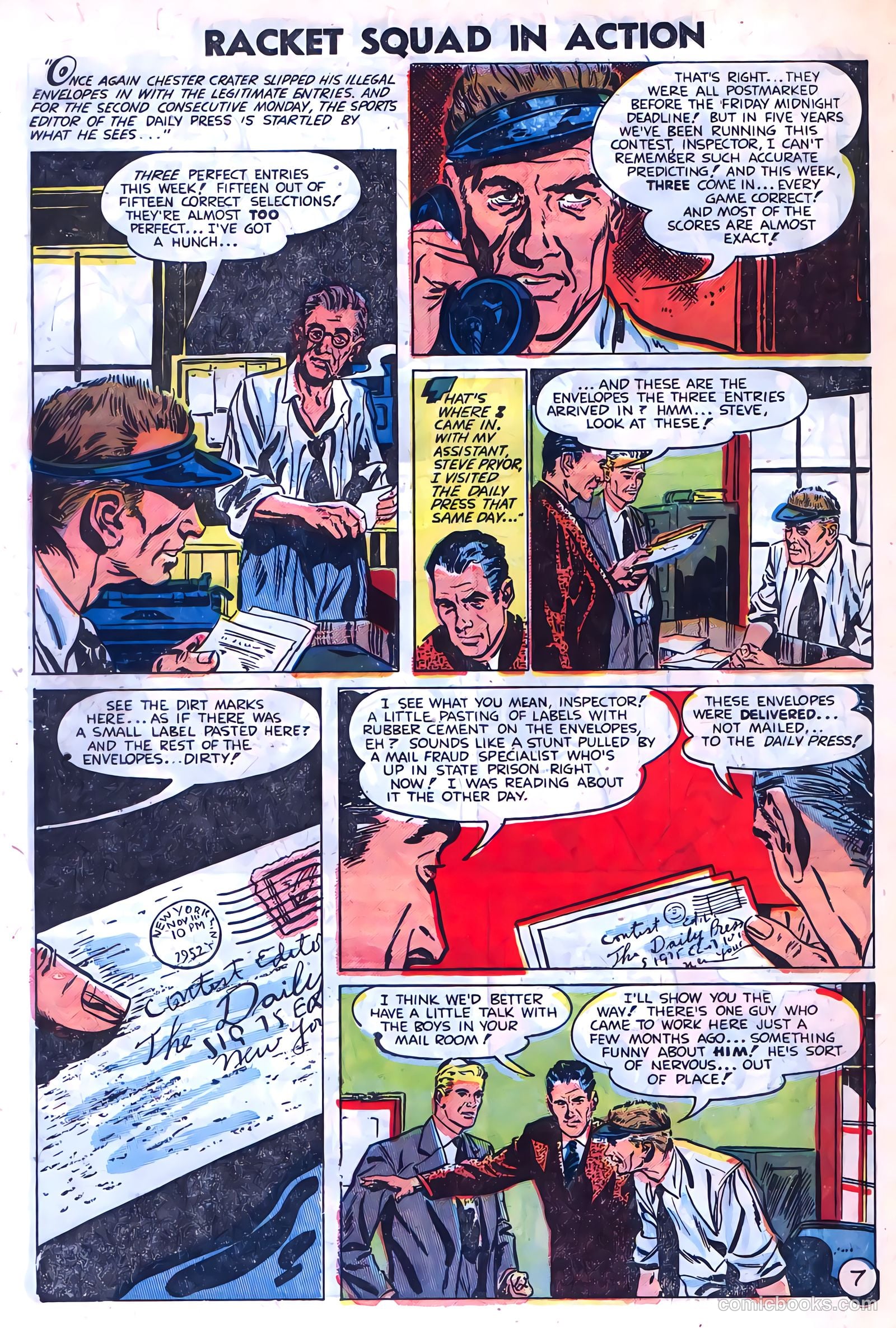 Racket Squad in Action #9 (1953) — page 26 of 36