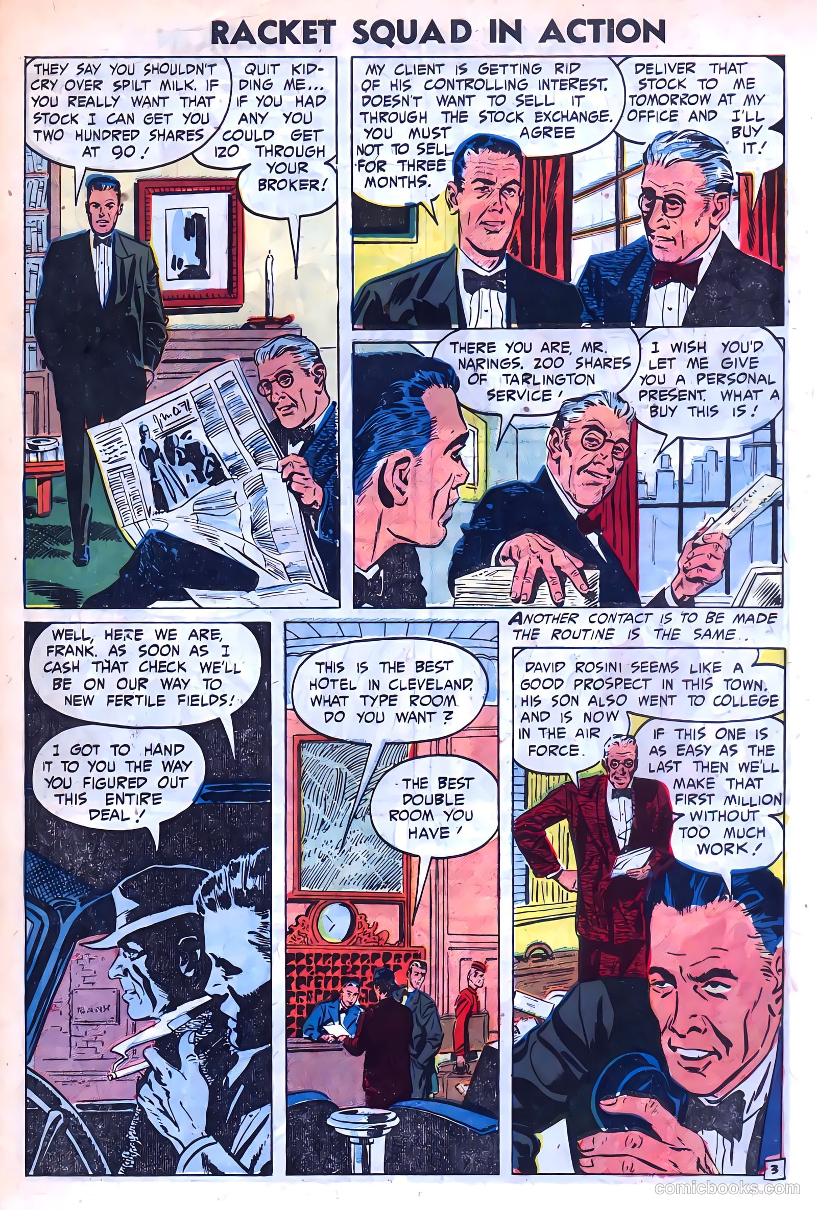 Racket Squad in Action #9 (1953) — page 31 of 36