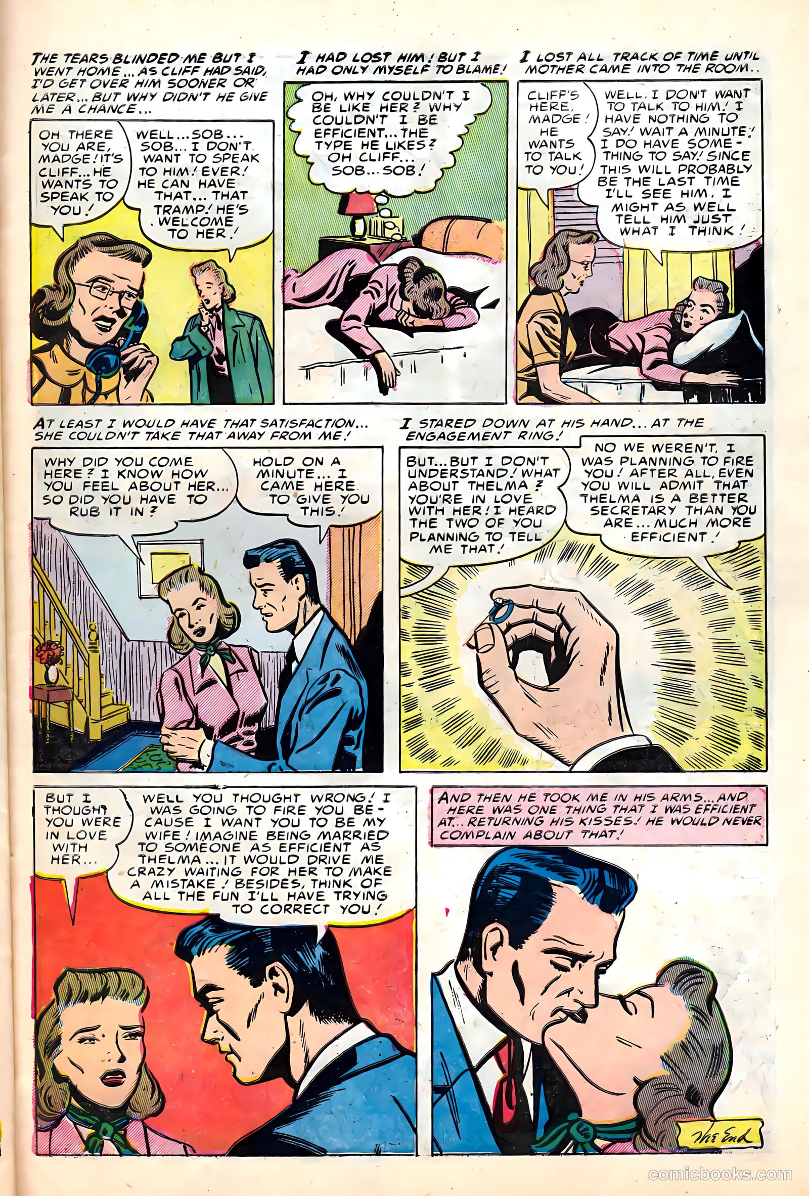 Radiant Love #4 (1954) — page 27 of 36