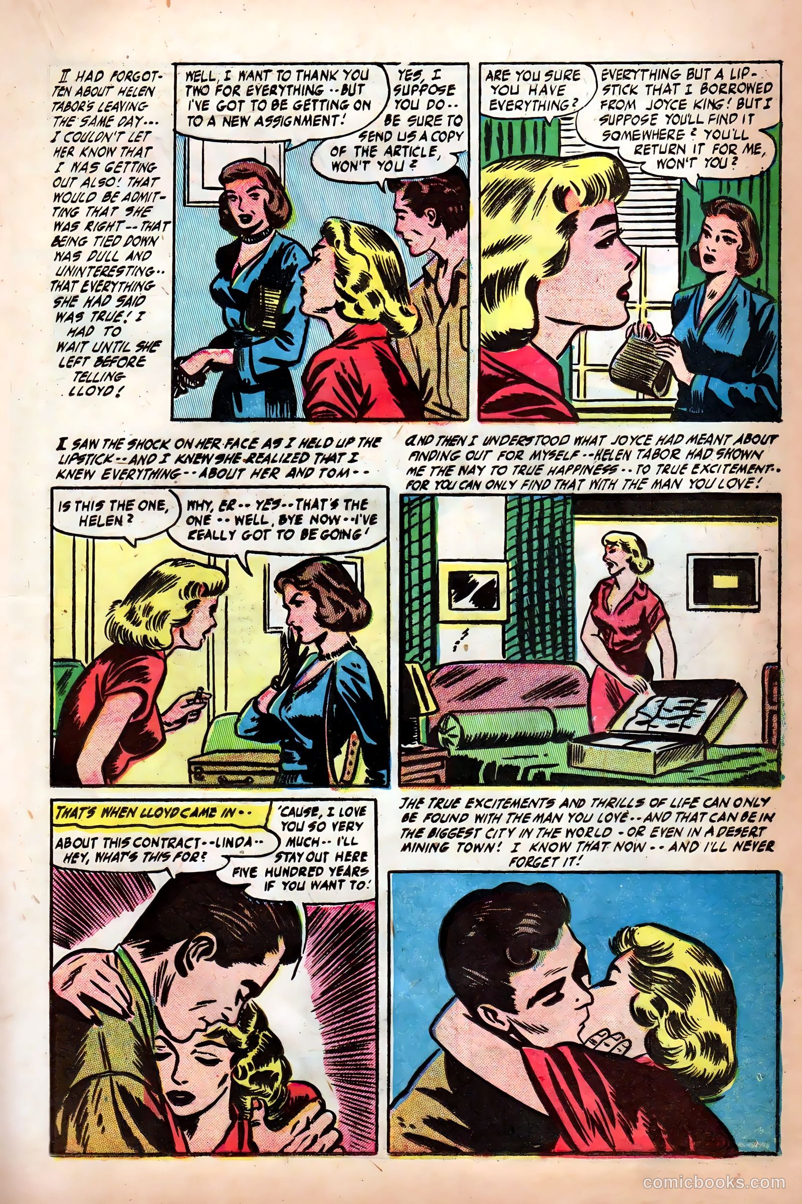 Radiant Love #6 (1954) — page 17 of 36