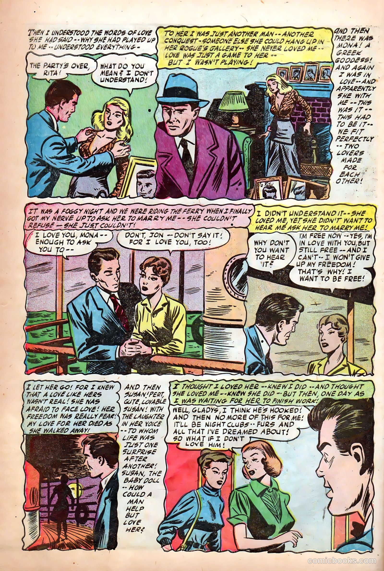 Radiant Love #6 (1954) — page 32 of 36