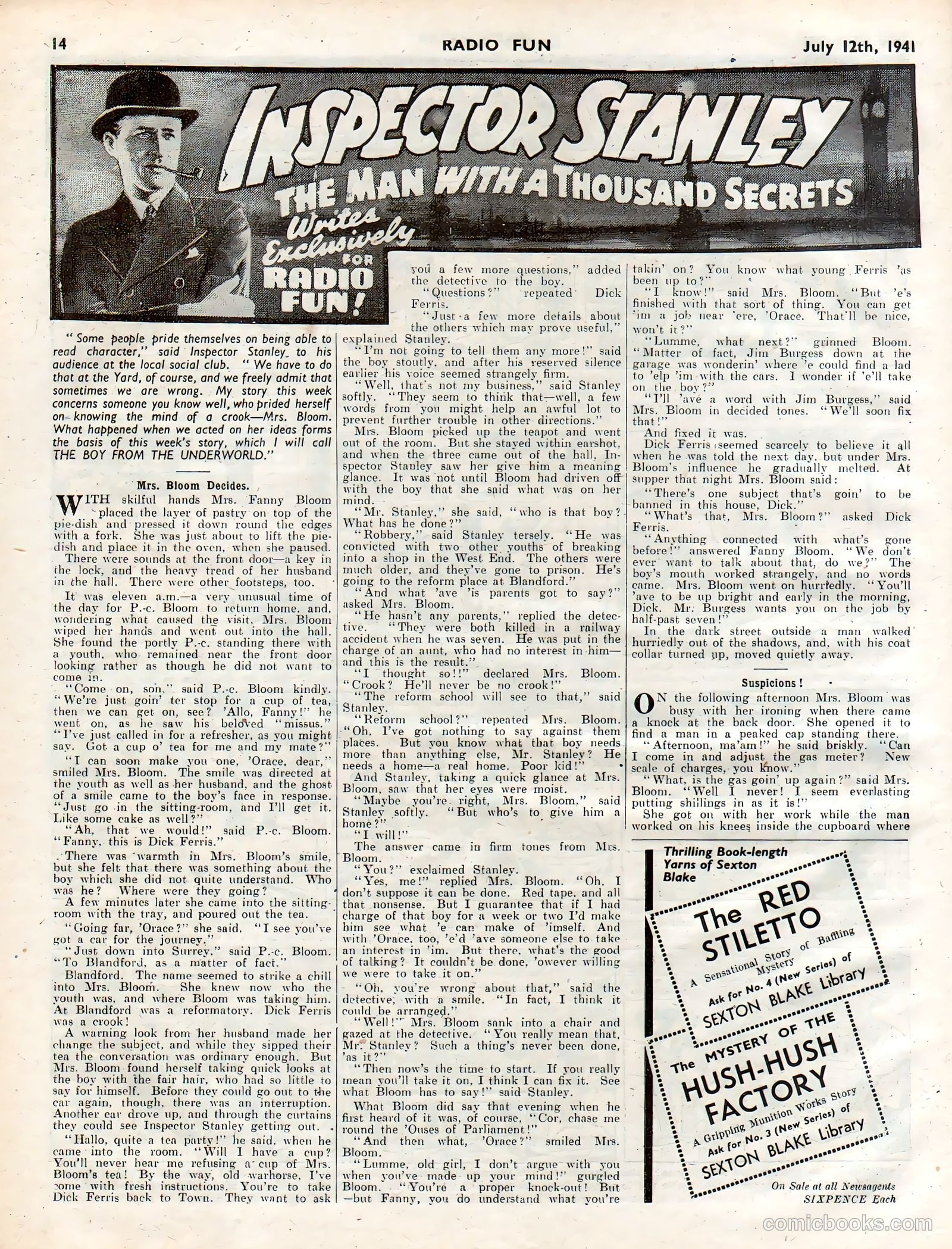 Radio Fun #144 (1941) — page 14 of 16