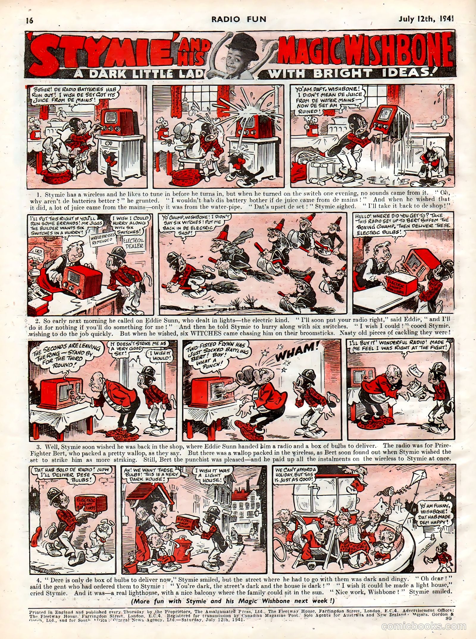 Radio Fun #144 (1941) — page 16 of 16