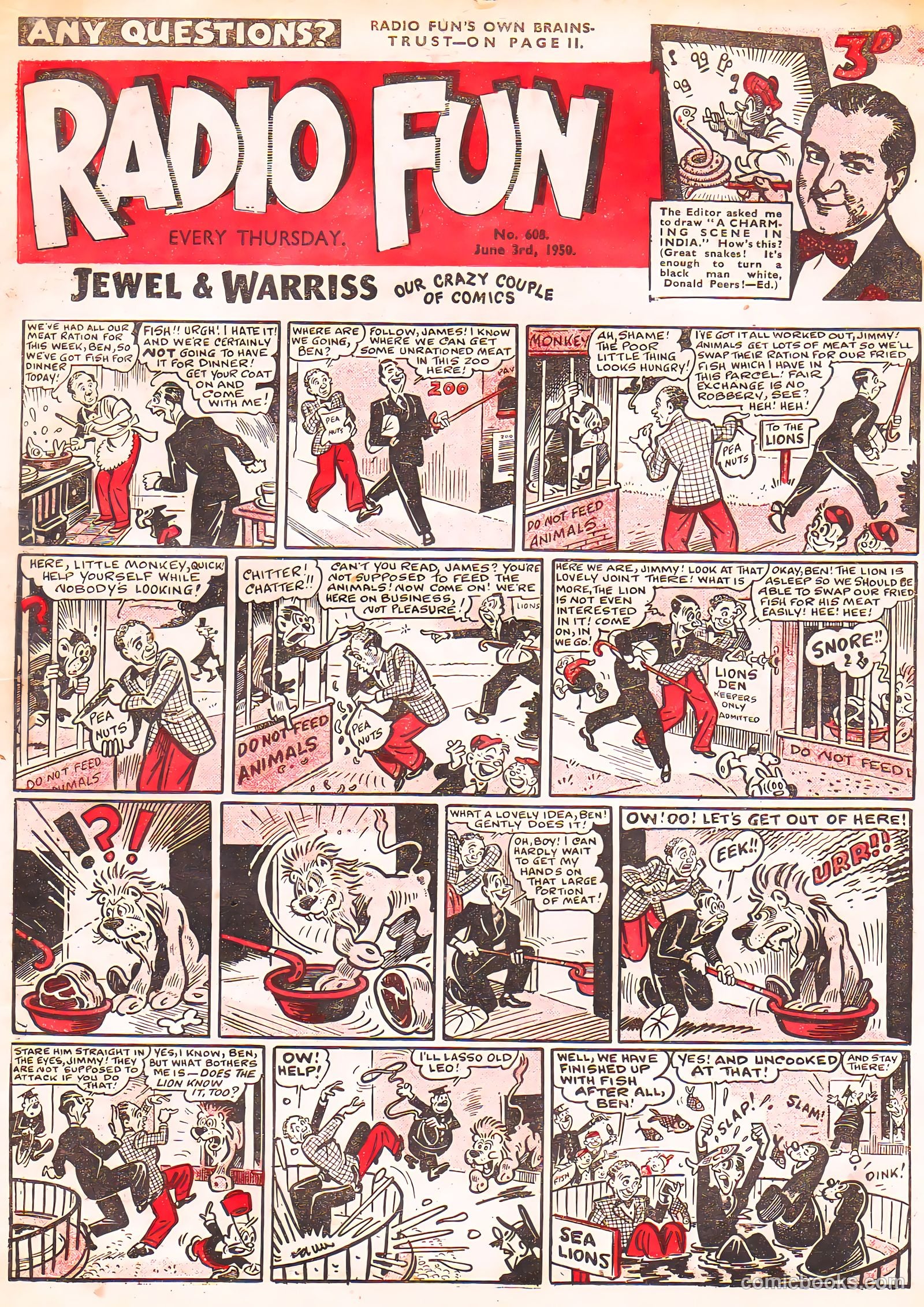 Radio Fun #606 (1950) — page 7 of 12