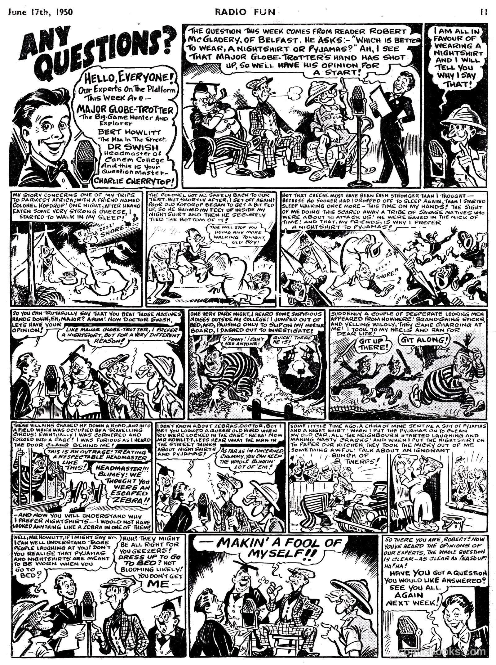 Radio Fun #610 (1950) — page 11 of 16