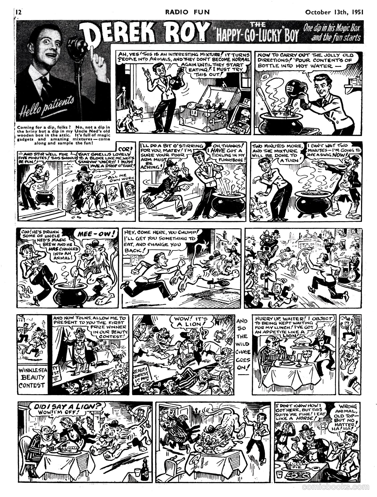 Radio Fun #679 (1951) — page 12 of 16