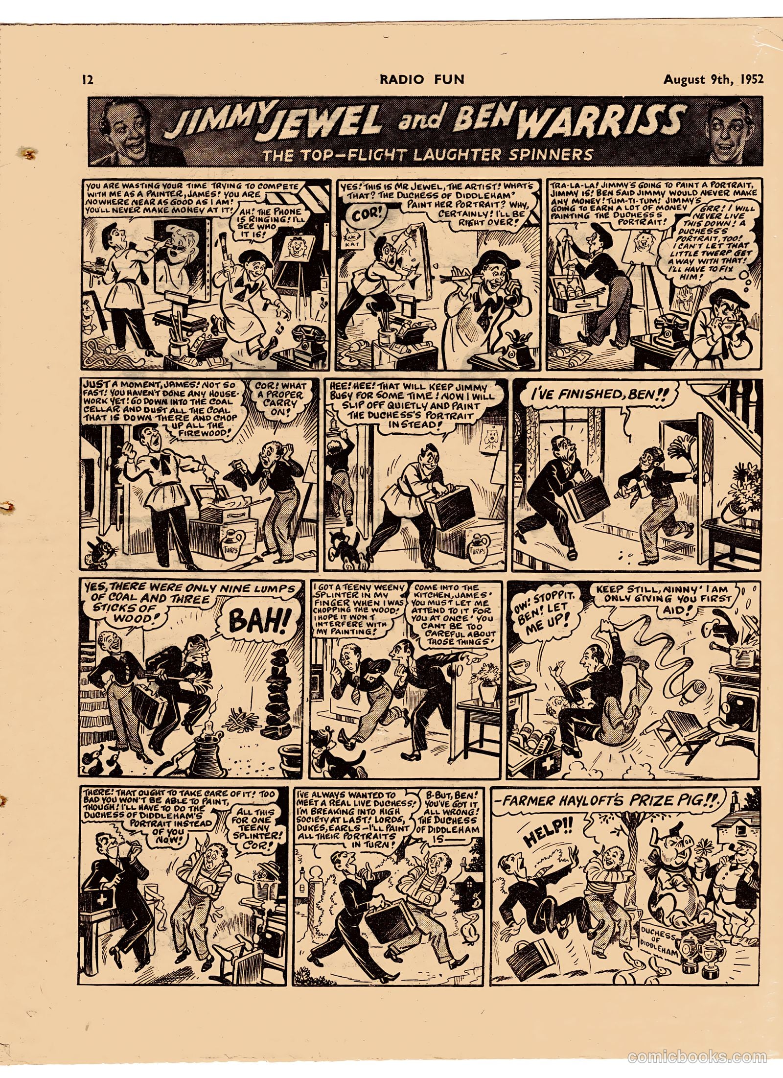 Radio Fun #722 (1952) — page 12 of 16