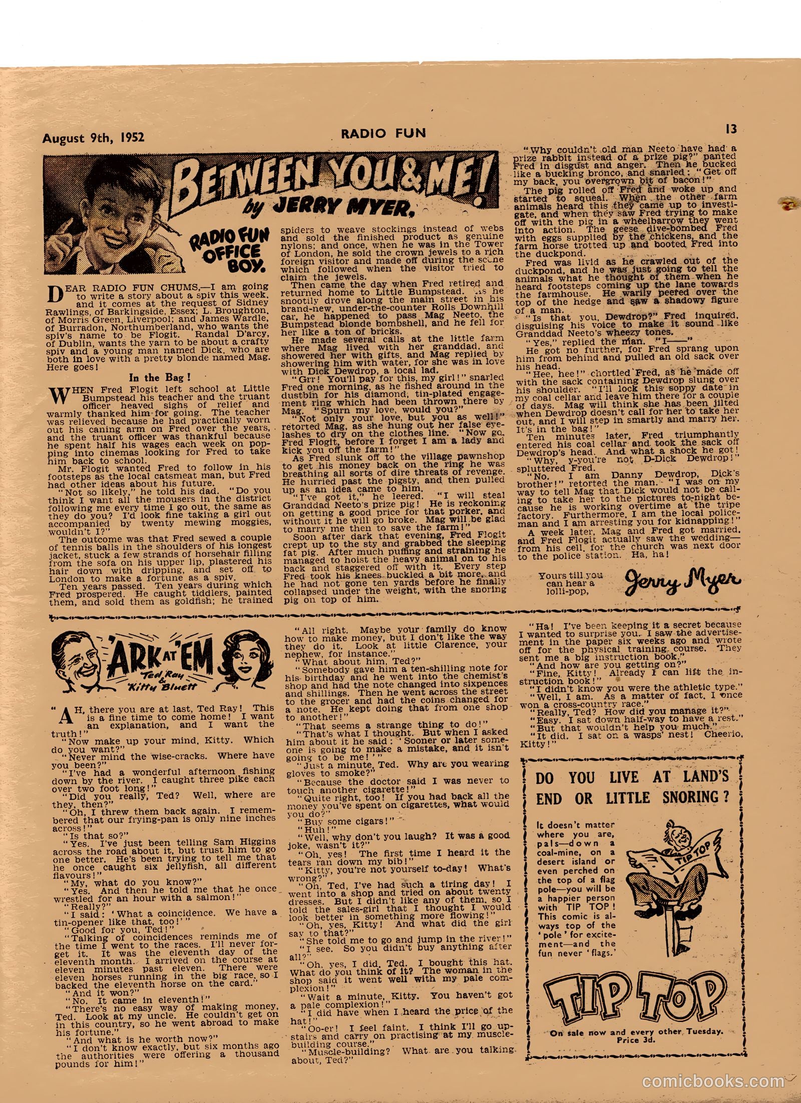 Radio Fun #722 (1952) — page 13 of 16