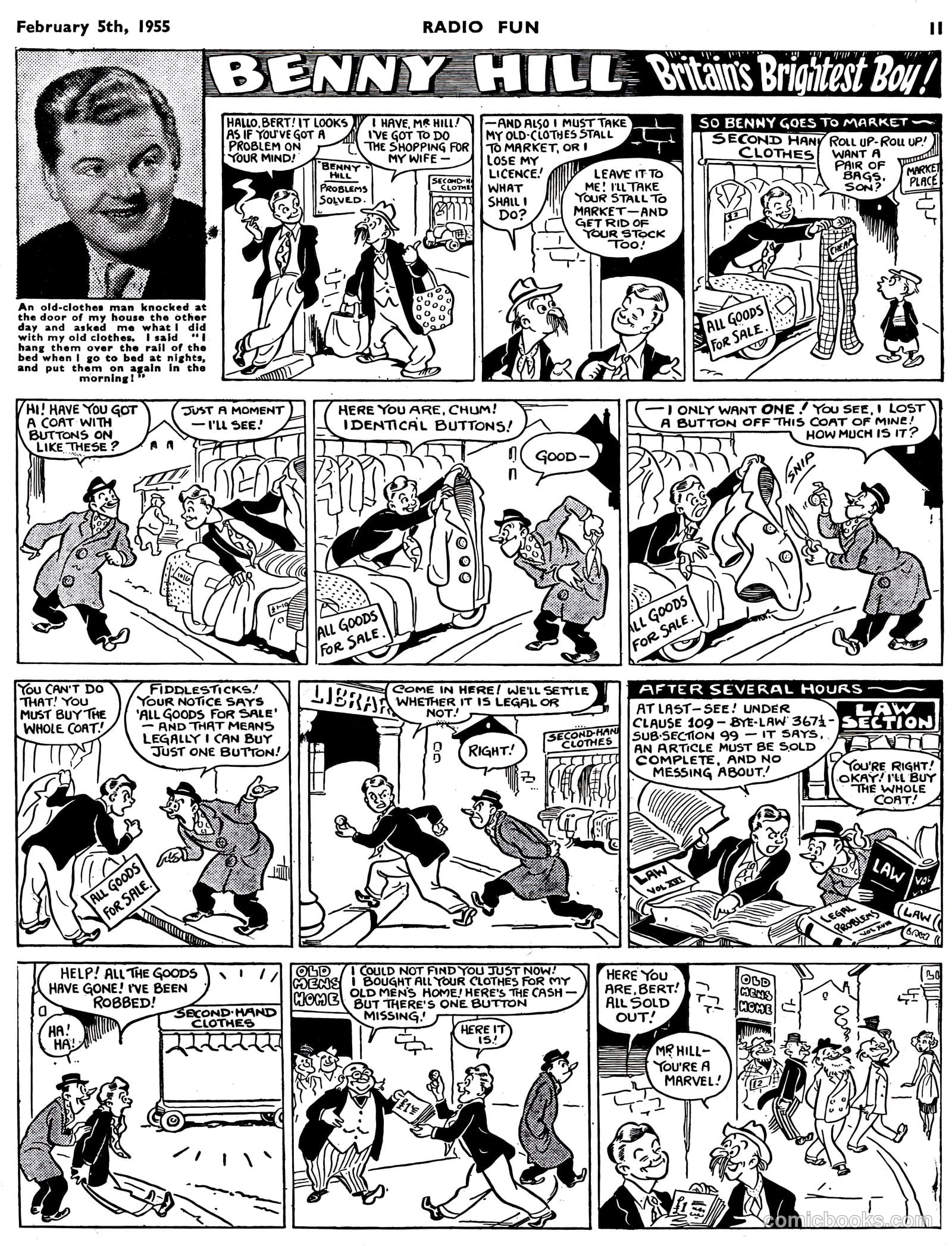 Radio Fun #852 (1955) — page 11 of 16